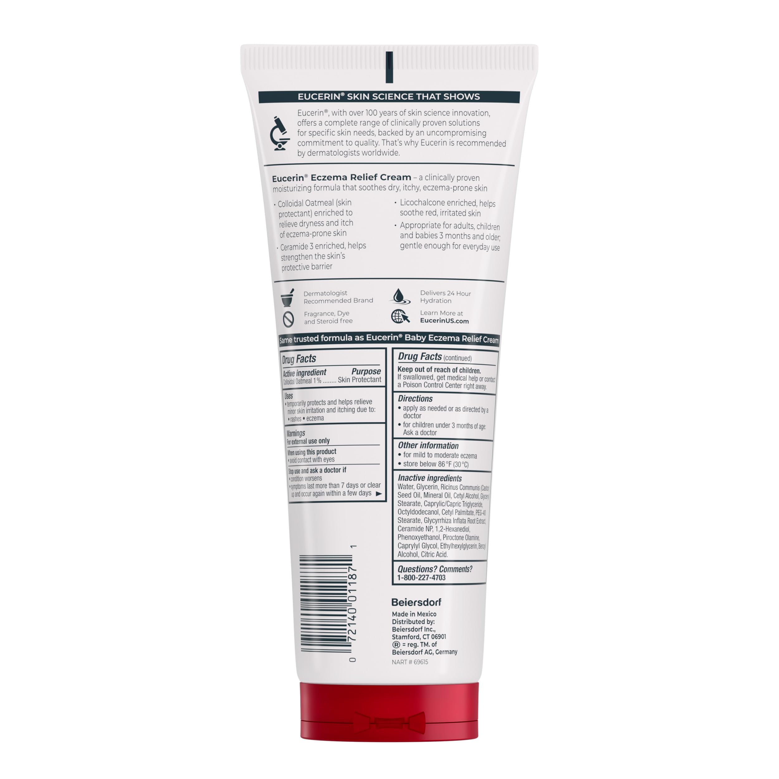 Eucerin Eczema Relief Body Cream with Colloidal Oatmeal, 8 OZ — Amazon image 12