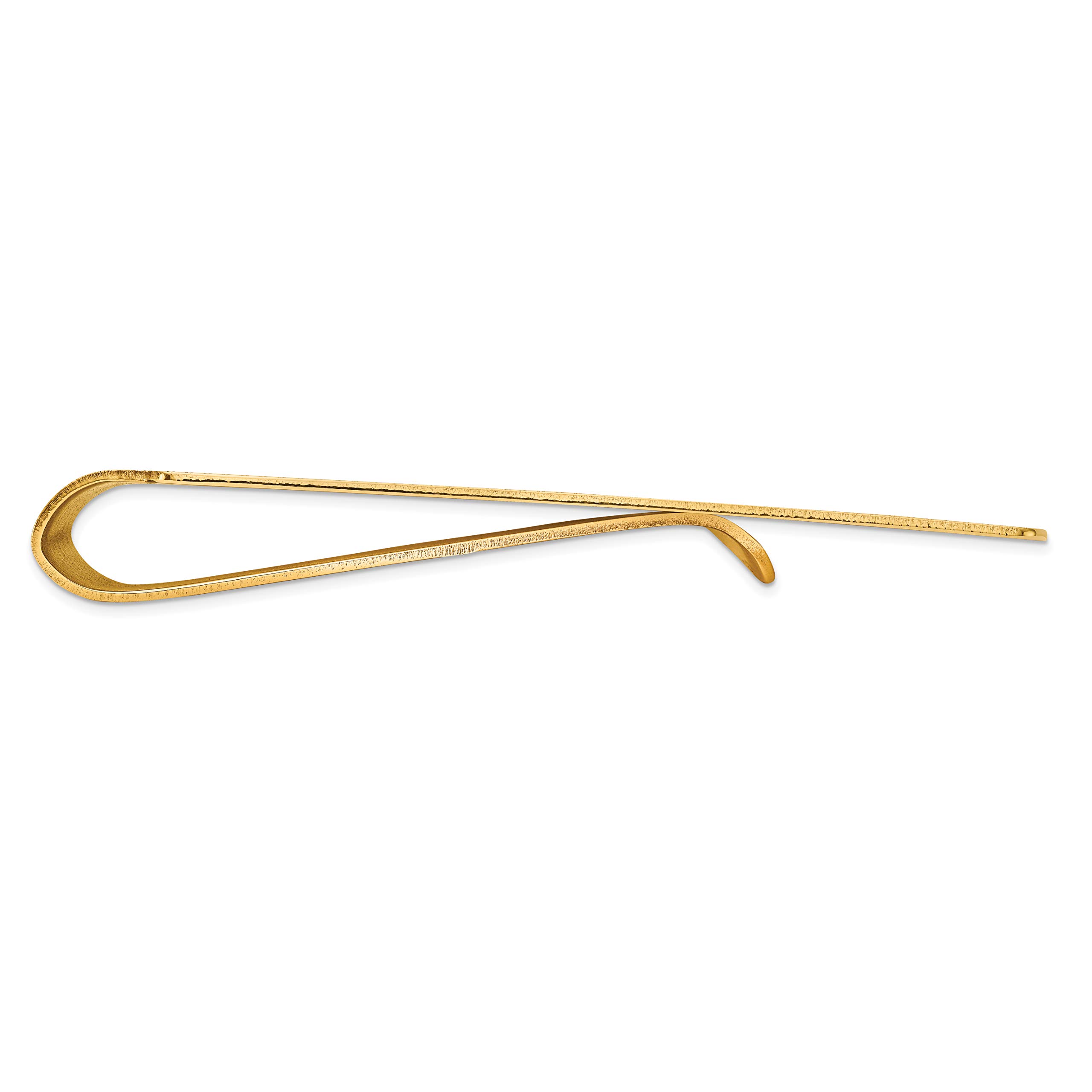 Men's 14k Yellow Gold High Polish Money Clip Fine Jewelry For Men Gifts For Him