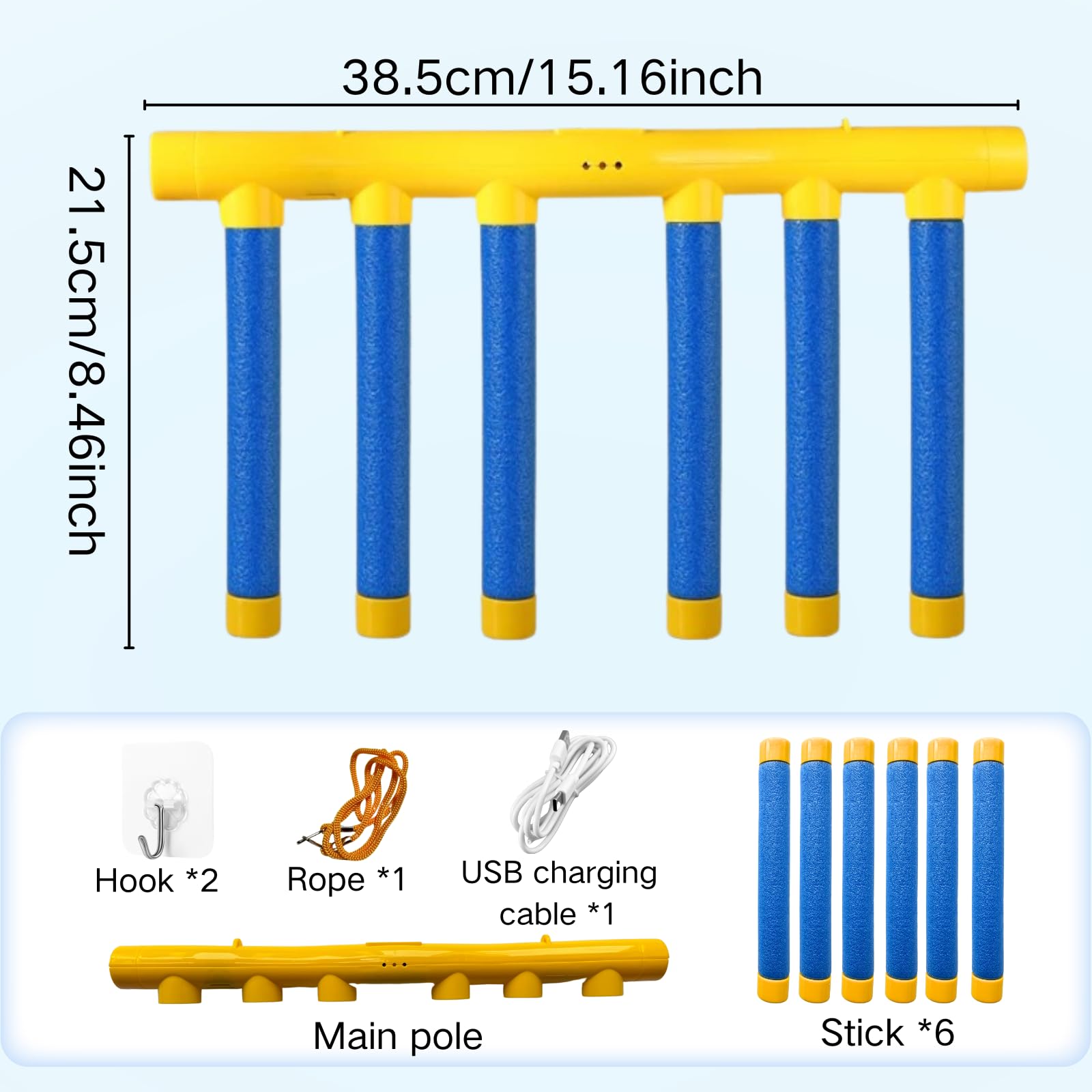 JXMYJR 2025 Upgrade Reflex Challenge Game, Catching Sticks Game, Drop Sticks Game, Hand Eye Coordination Training Toy, Reaction Time Training Toy for Kids and Adults