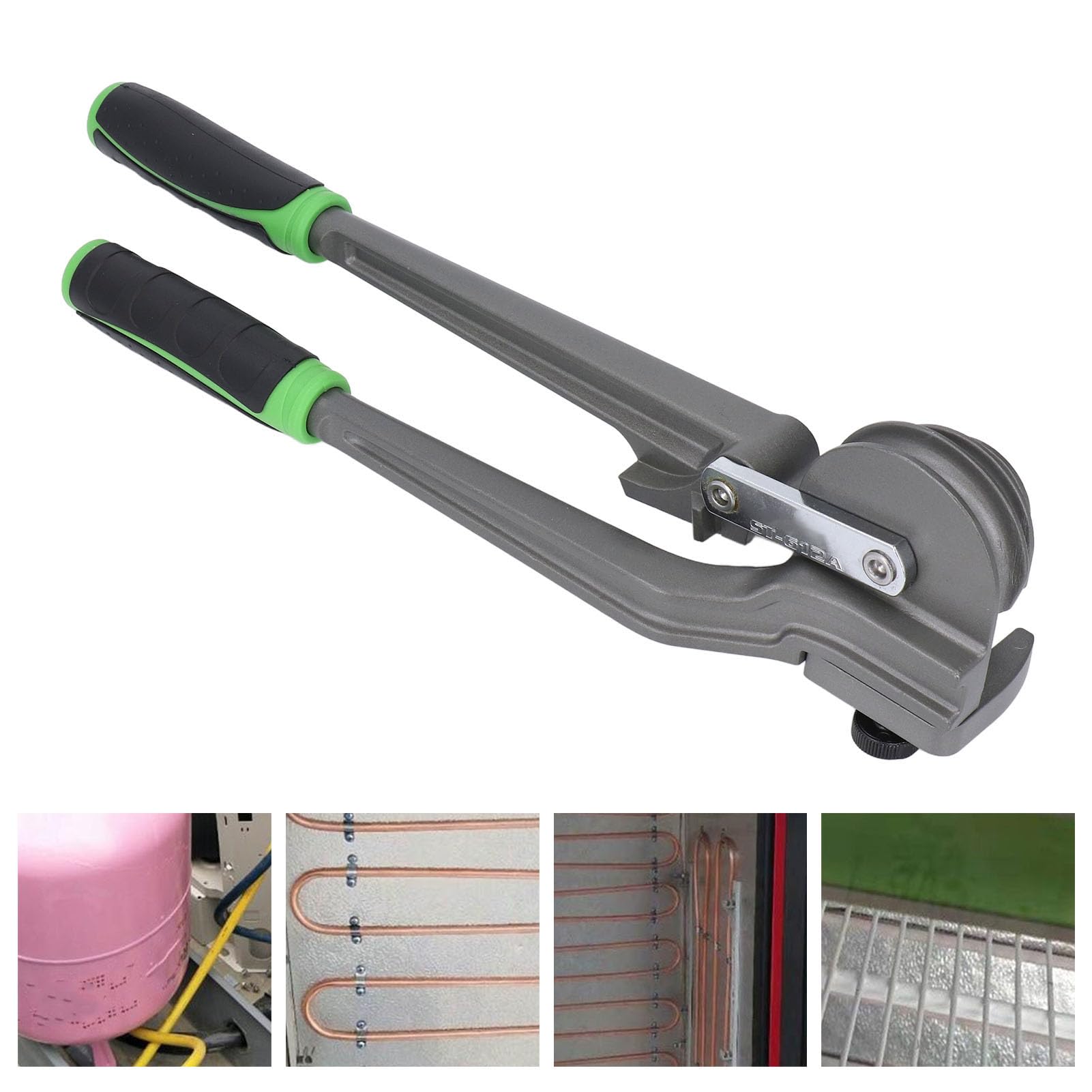 Pipe Bender Tool,180 Degree 3 In 1 Tube Bender For 1/4 3/8 1/2 Inch Pipe OD Aluminum Alloy Pipe Tube Bender for Air Conditioning Refrigeration Repair Tool