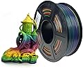 ABS 3D Printer Filament 1.75mm,Multicolors,Rainbow,1kg(2.2lbs) Accuracy +/-0.05mm for ender3 Cr10