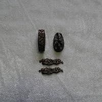 Vista 20 de Espada samurái japonesa KOSHIRAE – Fuchi Kashira Menuki 01-77