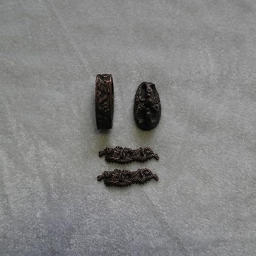 Miniatura 20 de Espada samurái japonesa KOSHIRAE – Fuchi Kashira Menuki 01-77