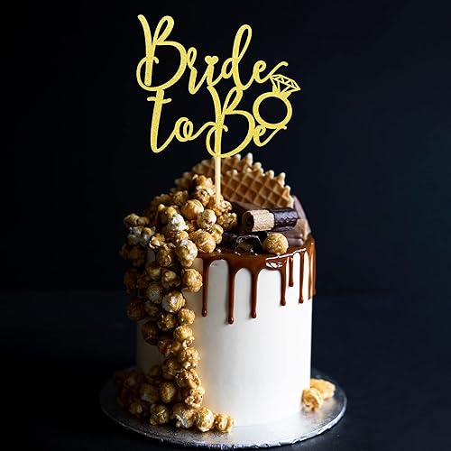 Vista 21 de She Said Yes - Decoración para tartas para decoración de compromiso, novia, propuesta/despedida de soltera, decoración de fiesta de boda, purpurina