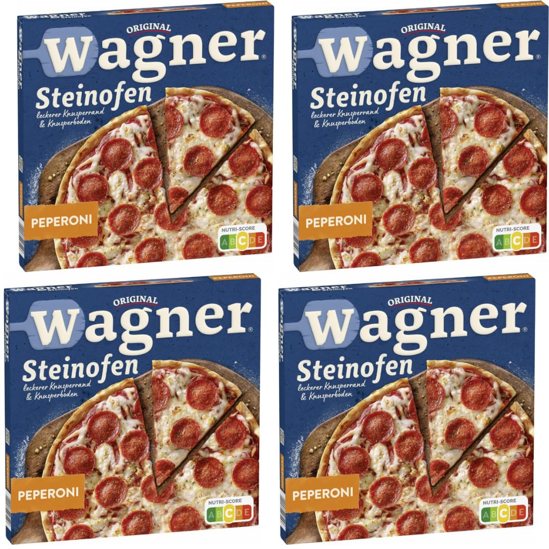 Wagner Steinofen Pizza Peperoni 320g x 4 Stück
