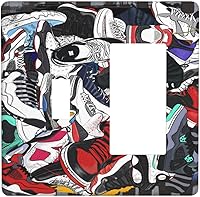 Vista 139 de William Morris Floral Boho Azul Medianoche Azul Bohemio Flor 1 Banda Dúplex Cubierta de Salida Decorativa Receptáculo Único Interruptor Eléctrico