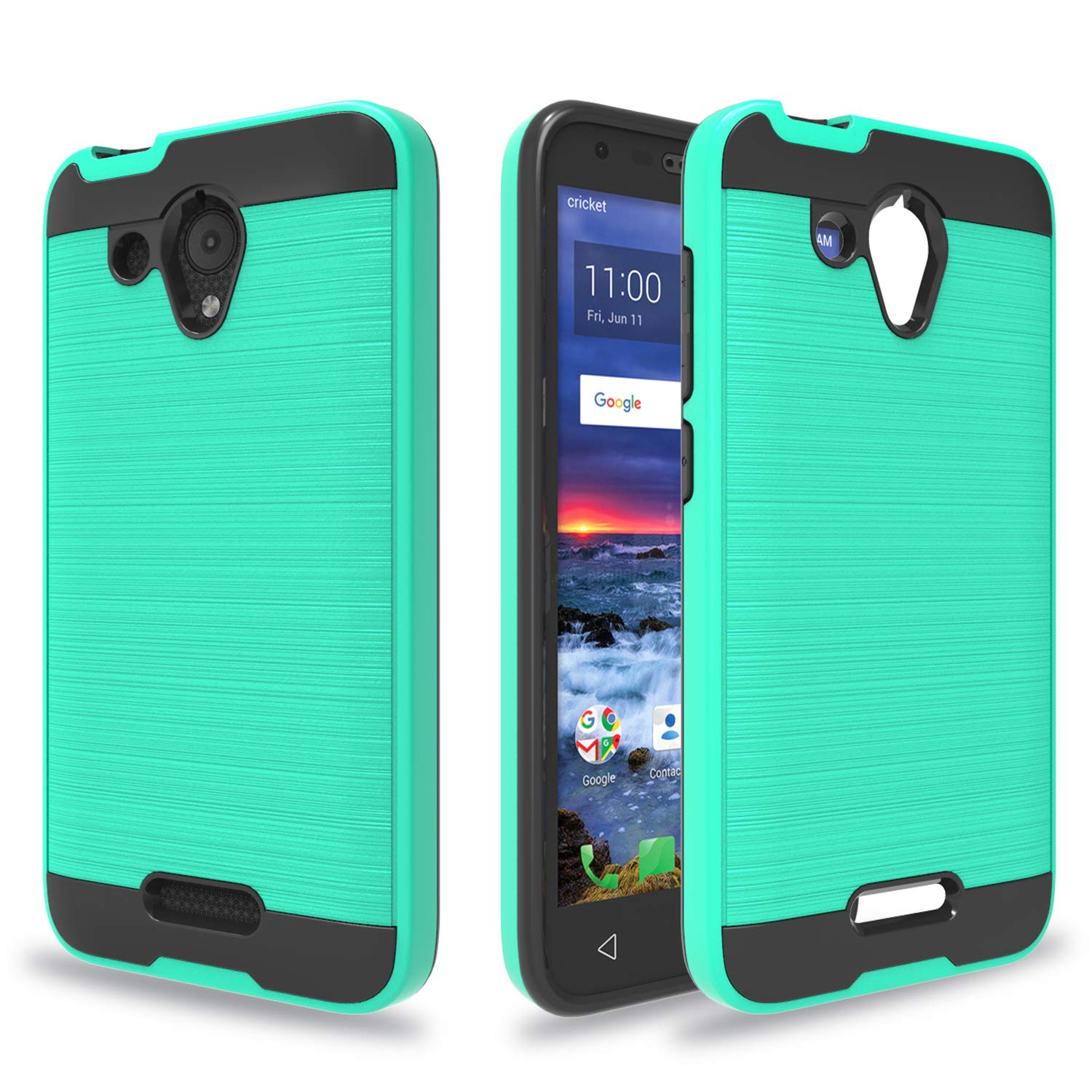 Ayoo for:Alcatel Verso Case,Alcatel idealXCITE Case,Alcatel Cameox Case,Alcatel 5044R Case, Brushed Texture Full-Body Shockproof Protective Cover Design for Alcatel CameoX 5044R-ZS Mint