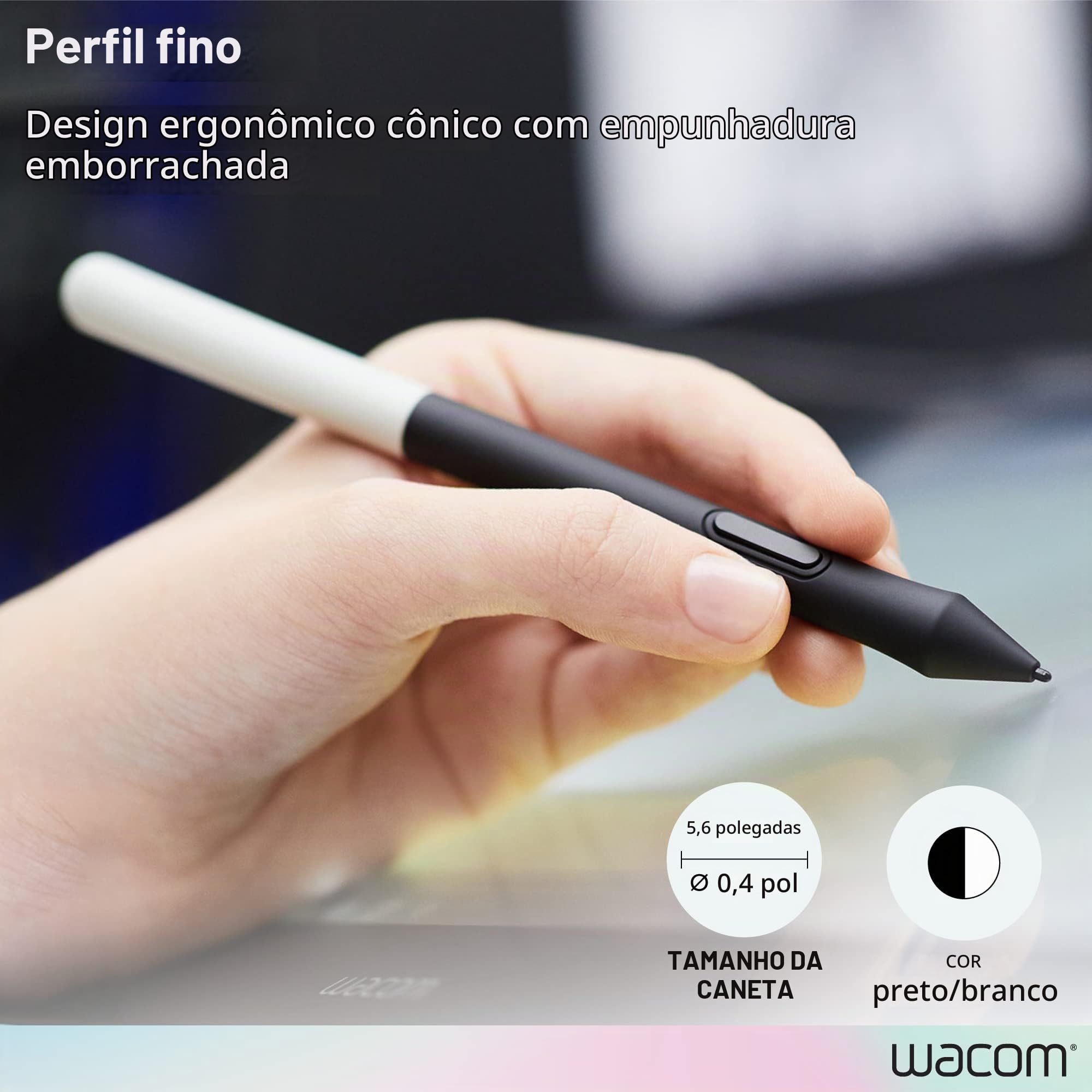 Wacom Caneta One Pen, Compatível com Wacom One DTC133, Modelo
