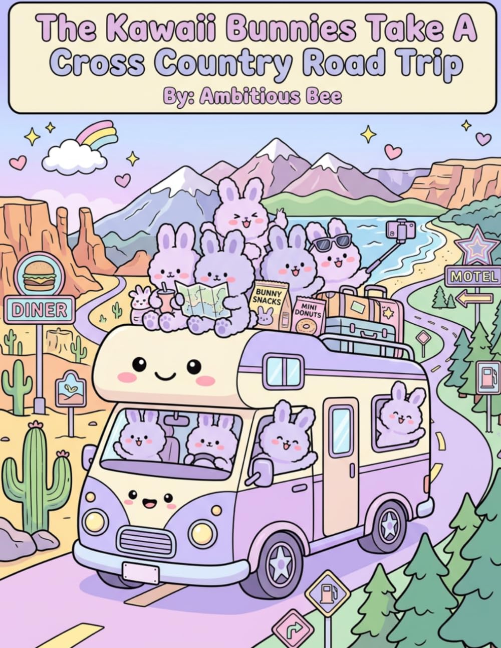 The Kawaii Bunnies Take A Cross Country Road Trip (The Kawaii Bunnies Series)