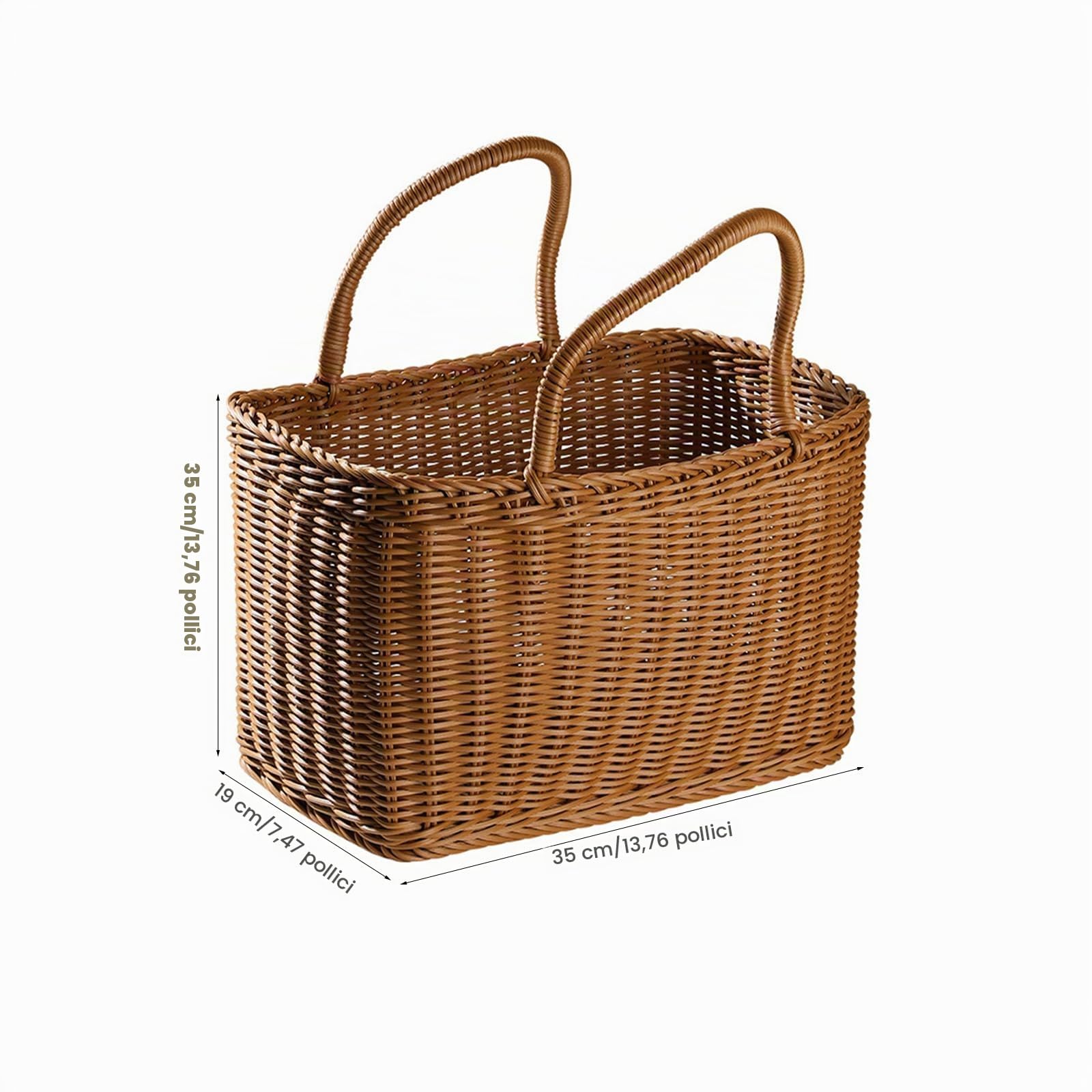 Zerodeko Cestino Mercato Africano Cestino Di Paglia Intrecciato A Mano Della Spesa Borsa Della Spesa Picnic In Vimini Sacchetto Di E Verdura Di Con