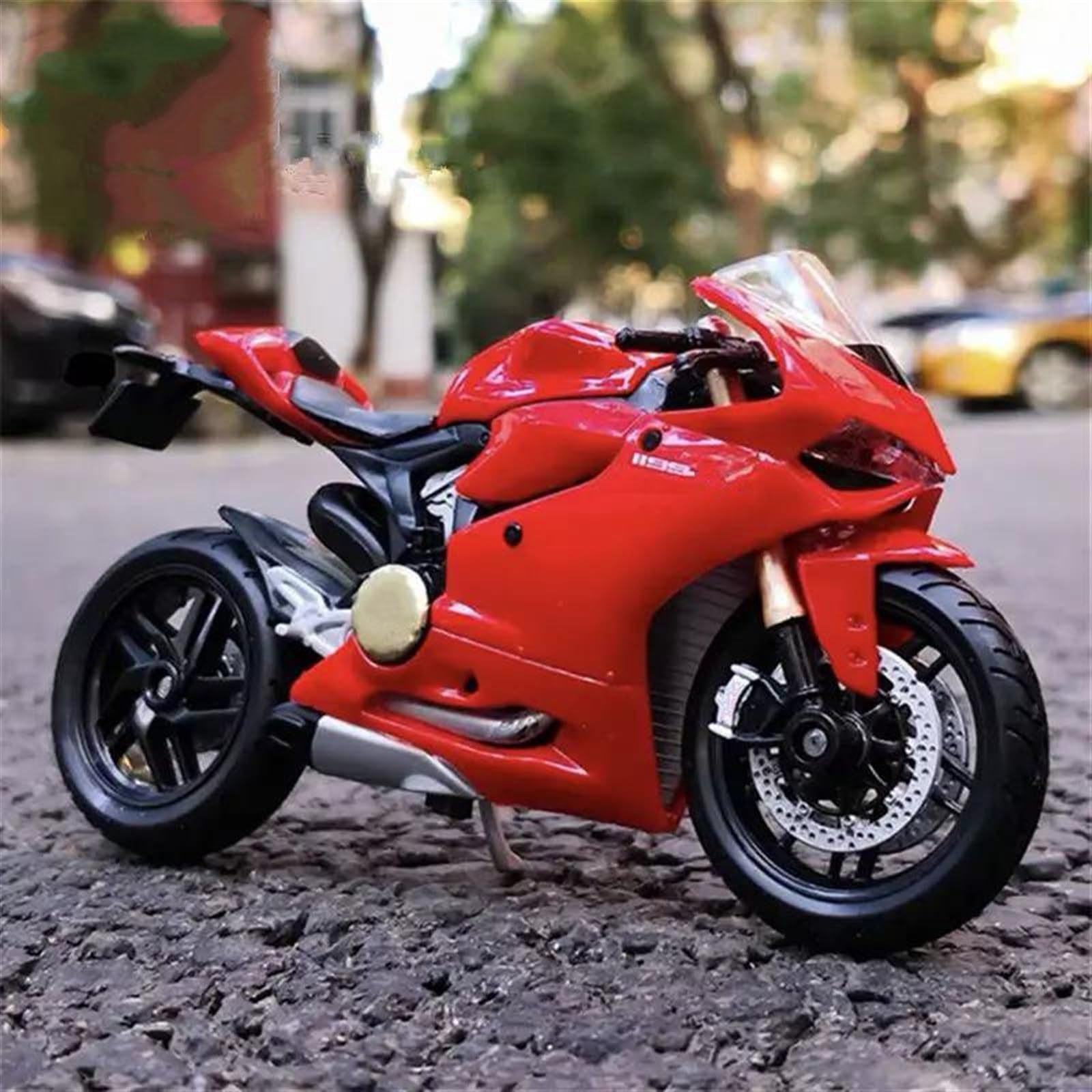 SEYXF Motorbike Toy 1/12 for Ducati Panigale 1199 Motorcycle Model Diecasts Metal Toys Gift(with Foam Box)