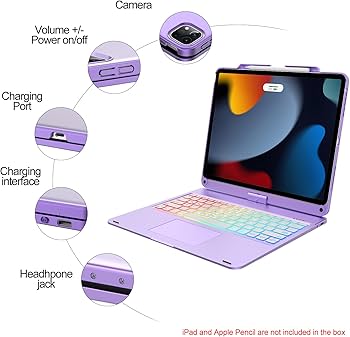 Amazon.com: SENGBIRCH Touch Keyboard Case for iPad Pro 12.9-inch