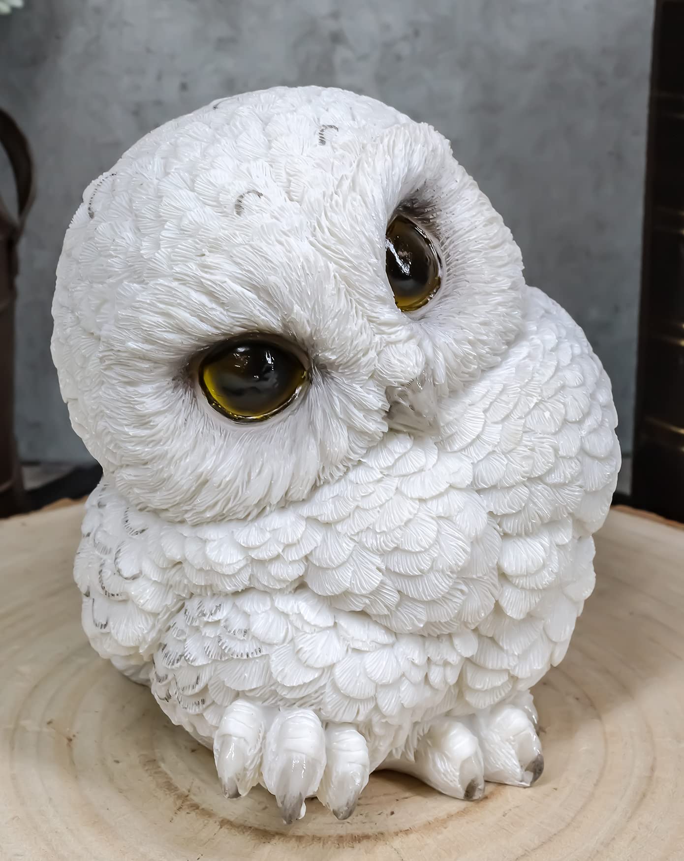 Amazon.co.jp: Ebros 雪に覆われたツンドラ ぽっちゃりした白い