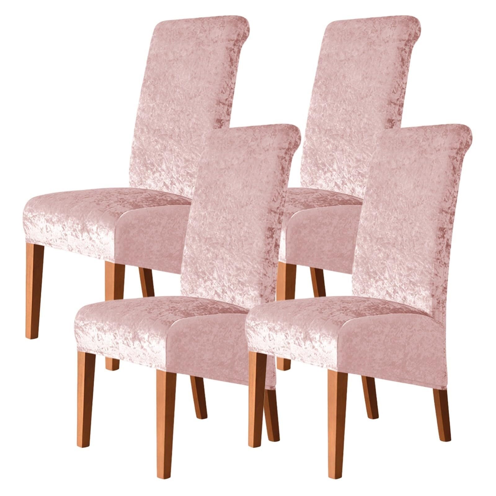 NMVAWIPT Dining Chair Covers, Stretch High-Back Room, Universal Fit Slipcovers With Elastic Bottom, For Restaurant Living Banquet(20#,4Pcs)