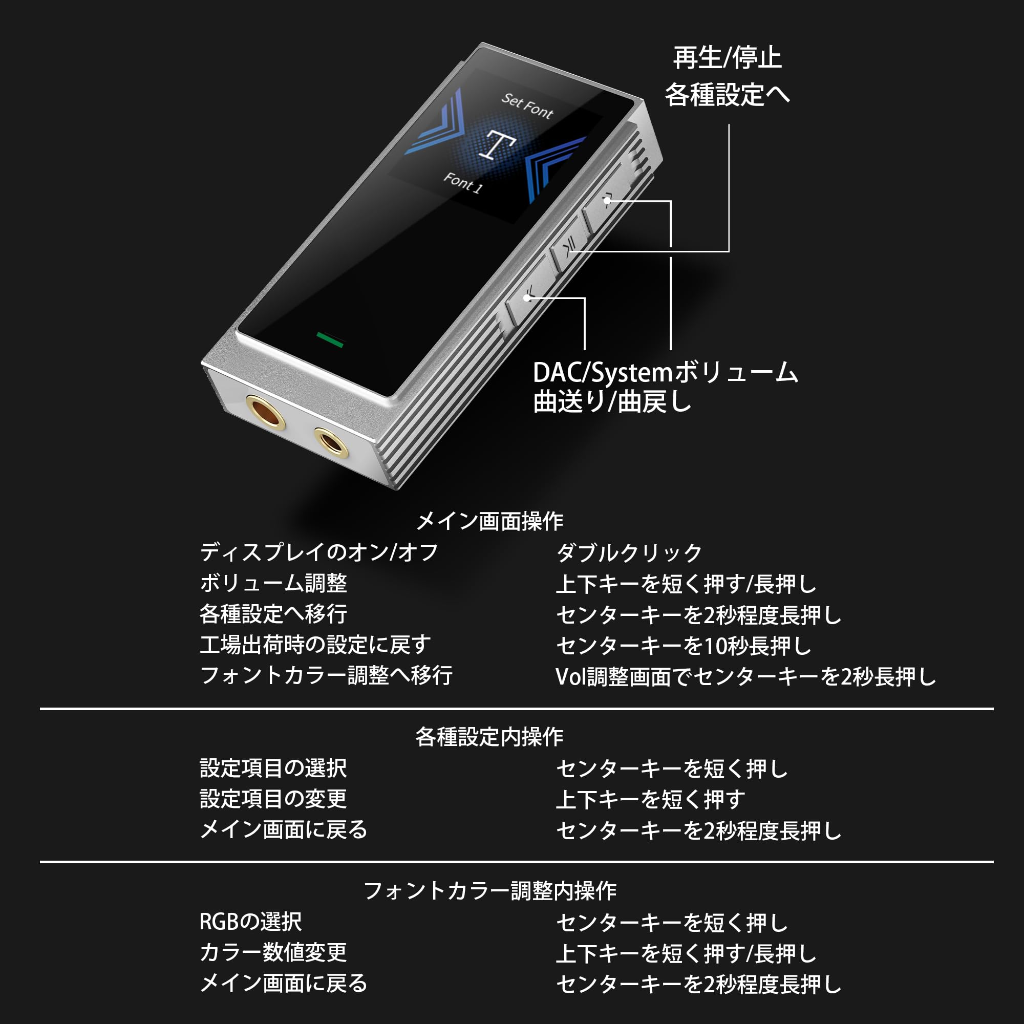 Shanling UA6 Dongle USB DAC et ampli (Noir)