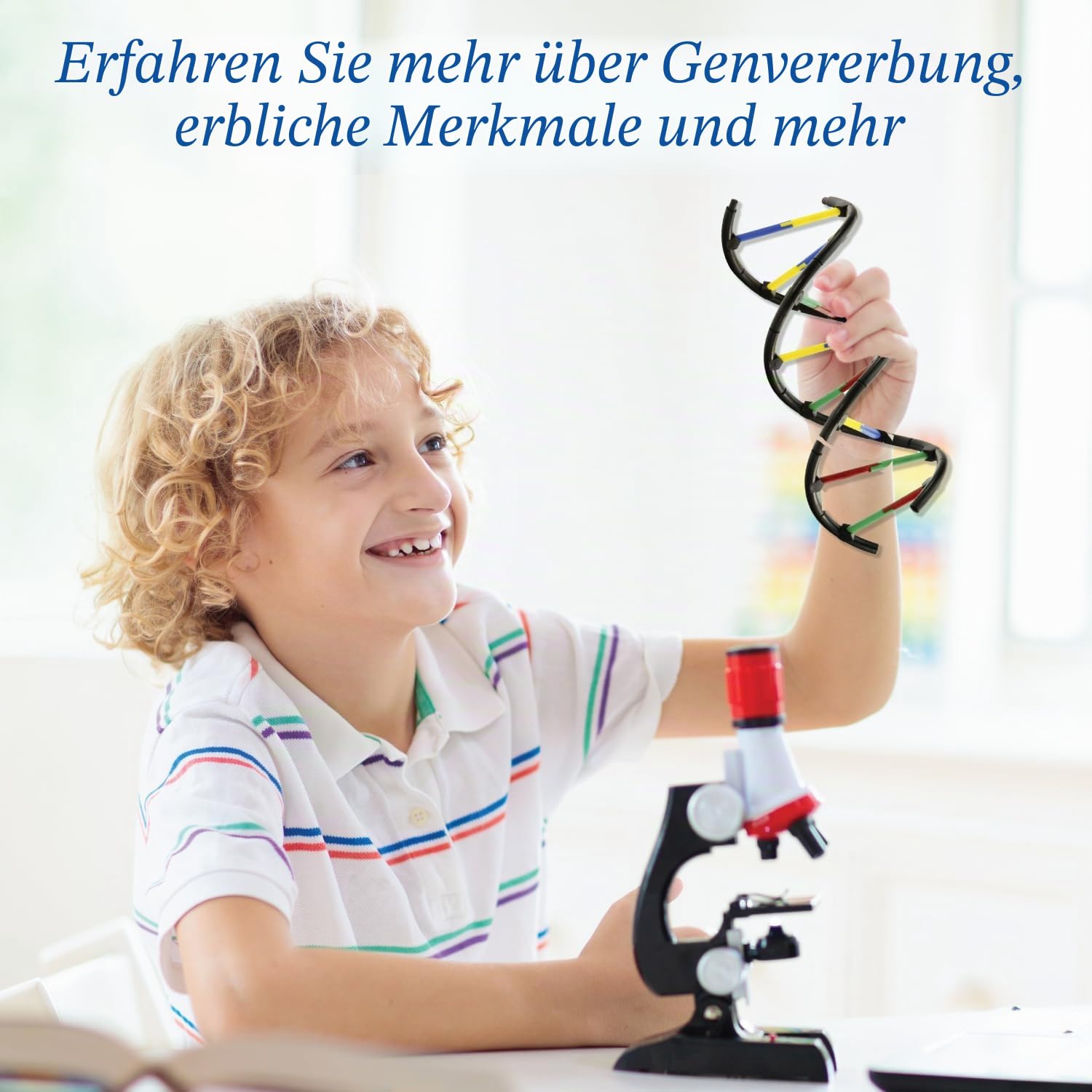Thames & Kosmos, 665007, Genetics & DNA Lab, Learn About Biological Inheritance, Isolate Plant DNA in A Test Tube, 20 Experiments, Ages 10+