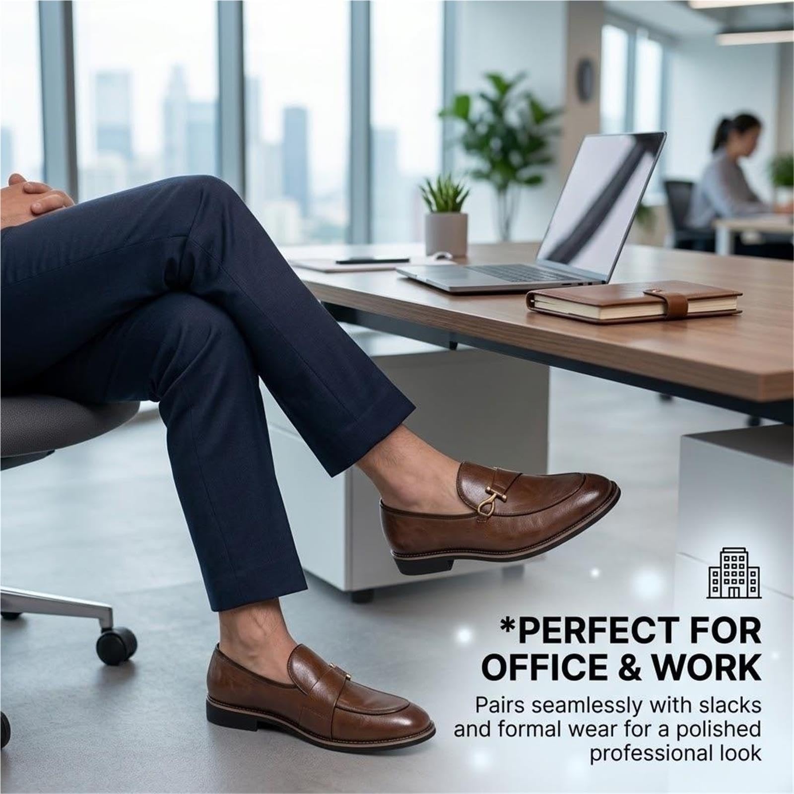 Mocassini Slip-on da Uomo, Scarpe Eleganti Leggere E Traspiranti