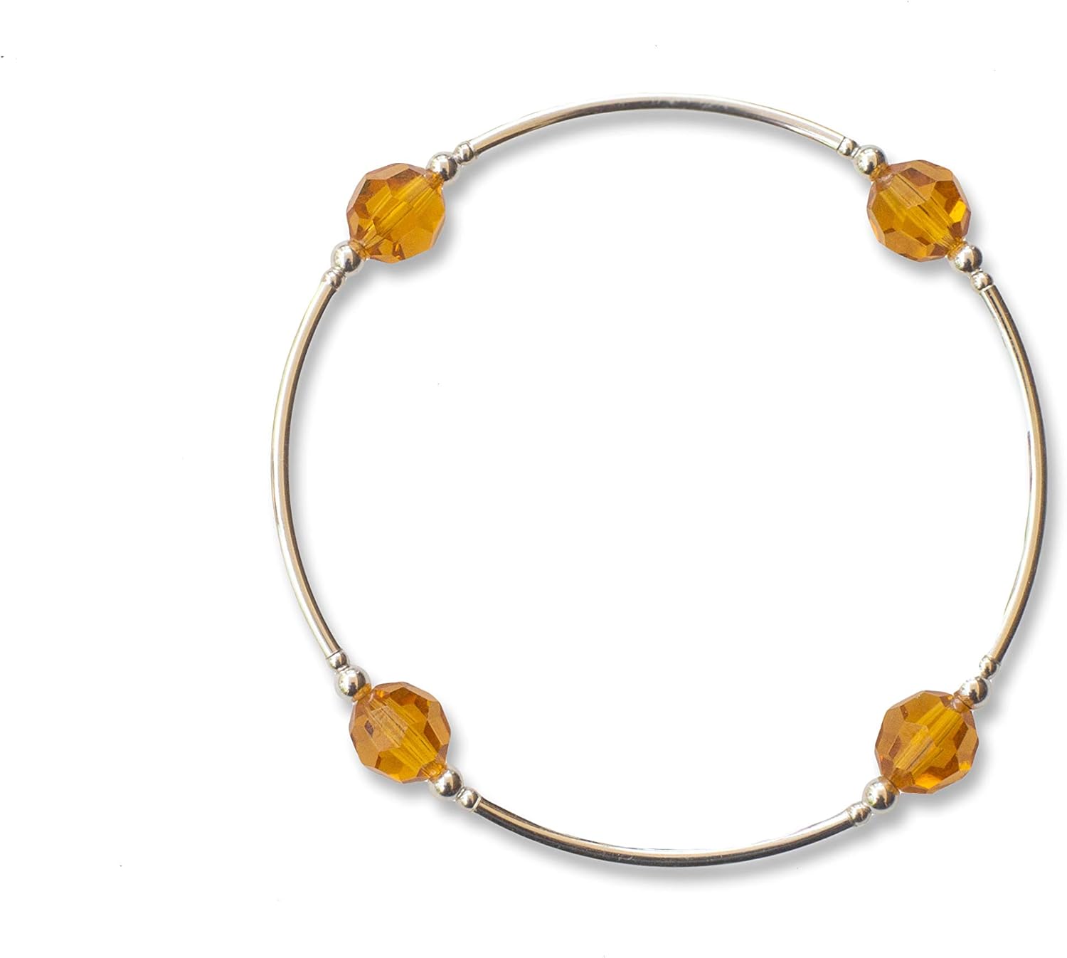 Made As Intended November Birthstone Blessing Bracelet - Topaz Crystal