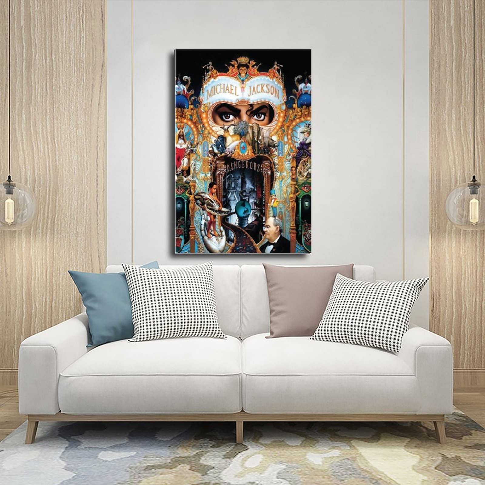 Poster Su Tela Di Michael Jackson – Set Da 7, 20x30 Cm, Stampa Ad Alta Risoluzione, Impermeabile E Antisbiadimento, Perfetto Per Soggiorno E Camera Da Letto