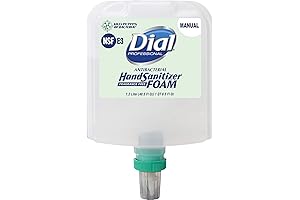 Dial Complete Antibacterial Hand Sanitizer Foam Refill kills 99.99% of bacteria