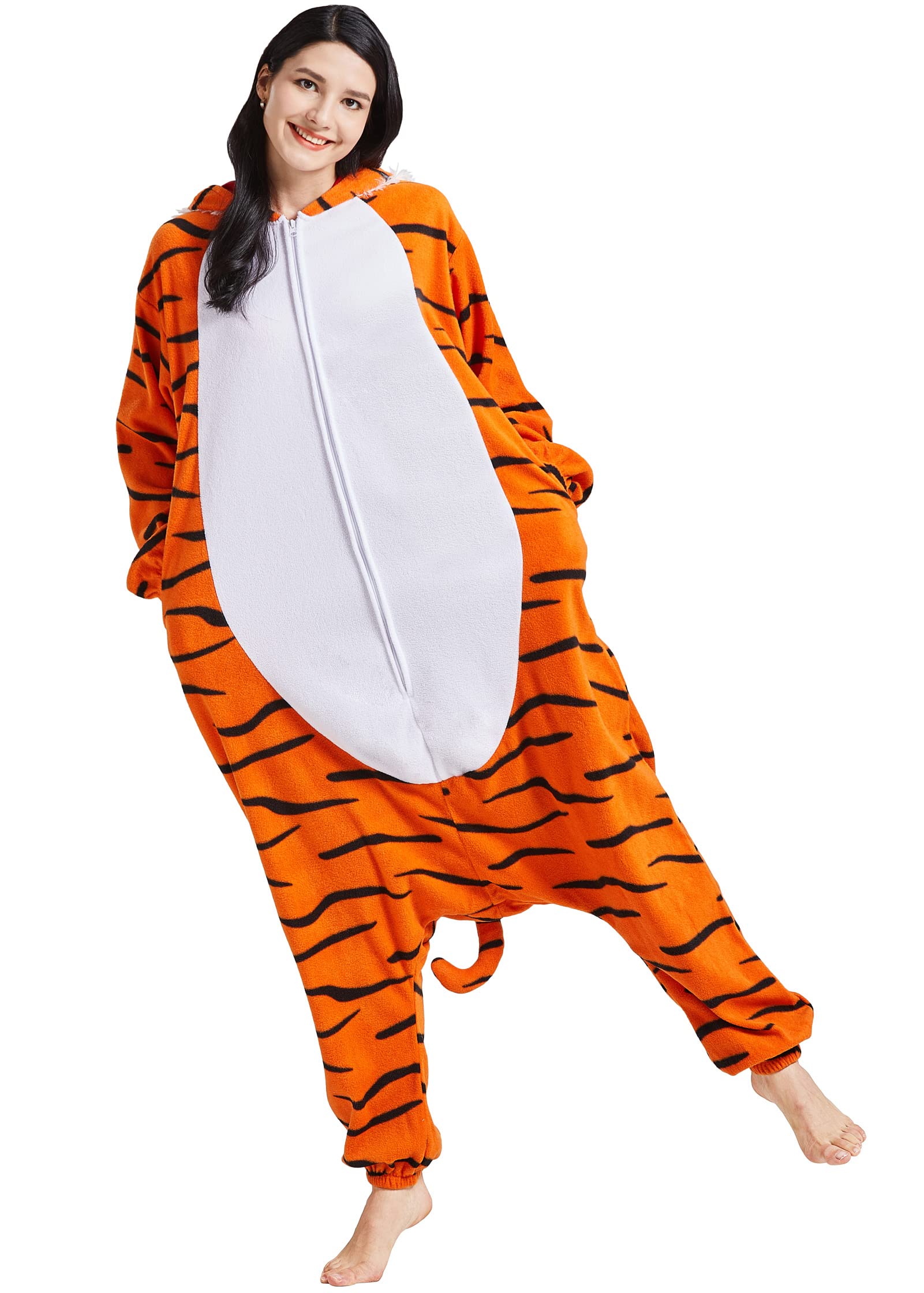 DarkCom Unisexe Adulte Cosplay Animal Onesie Kigurumi Costume Une pièce Pyjama vêtements de Nuit Combinaison