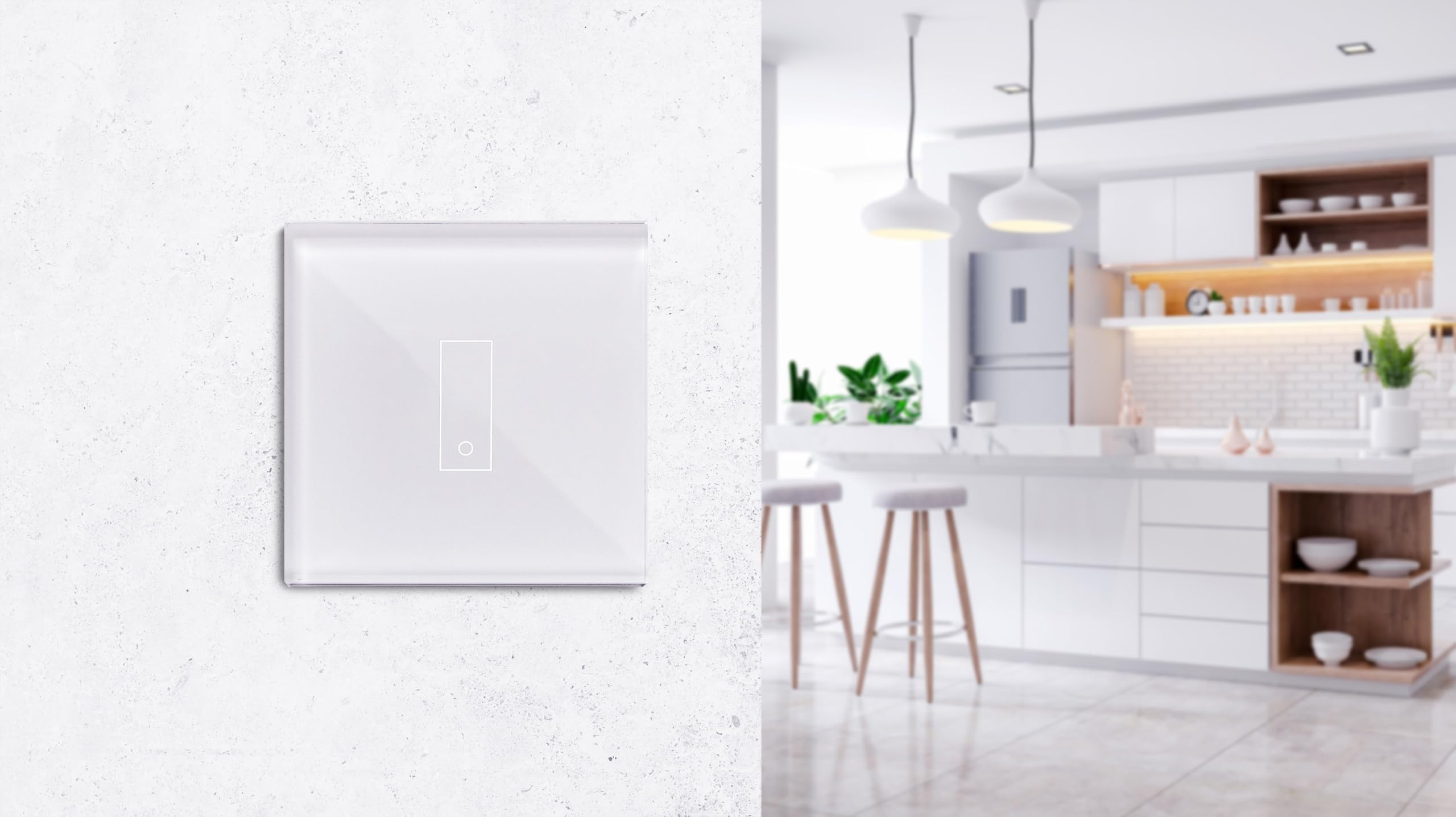 iotty E1 PLUS Interruttore wifi smart per luci e cancelli, versione europea, scatola E502/D60