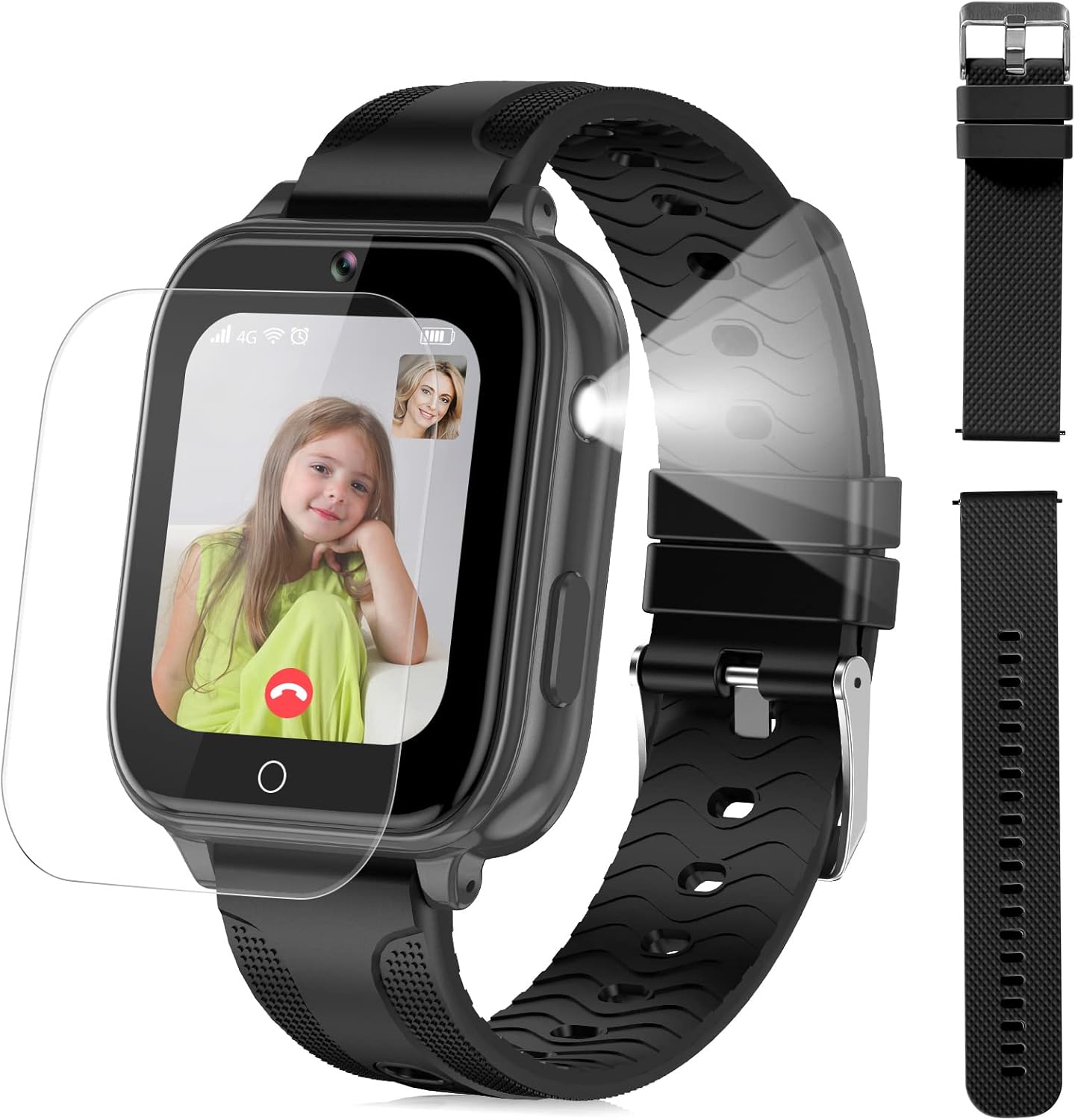 4G Kids Smart Watch with GPS Tracker and Calling, 1.69" HD