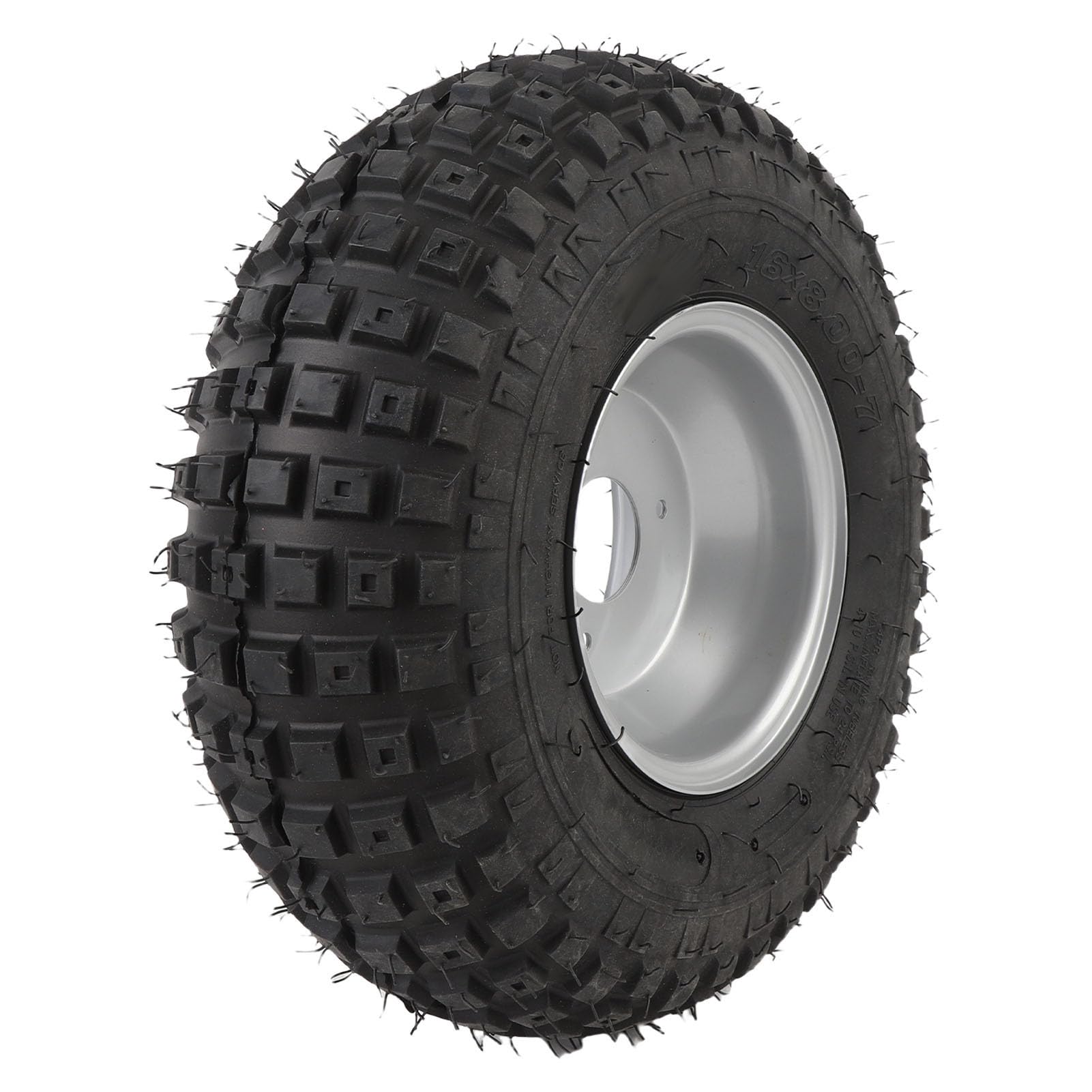 Tbest 16X8 7 Opona 3 Otwory Obręczy 6PR Doskonała przyczepność na Drodze 7 Cali ATV UTV Koło do Gokart Wózek Golfowy Kosiarka Ogrodowa