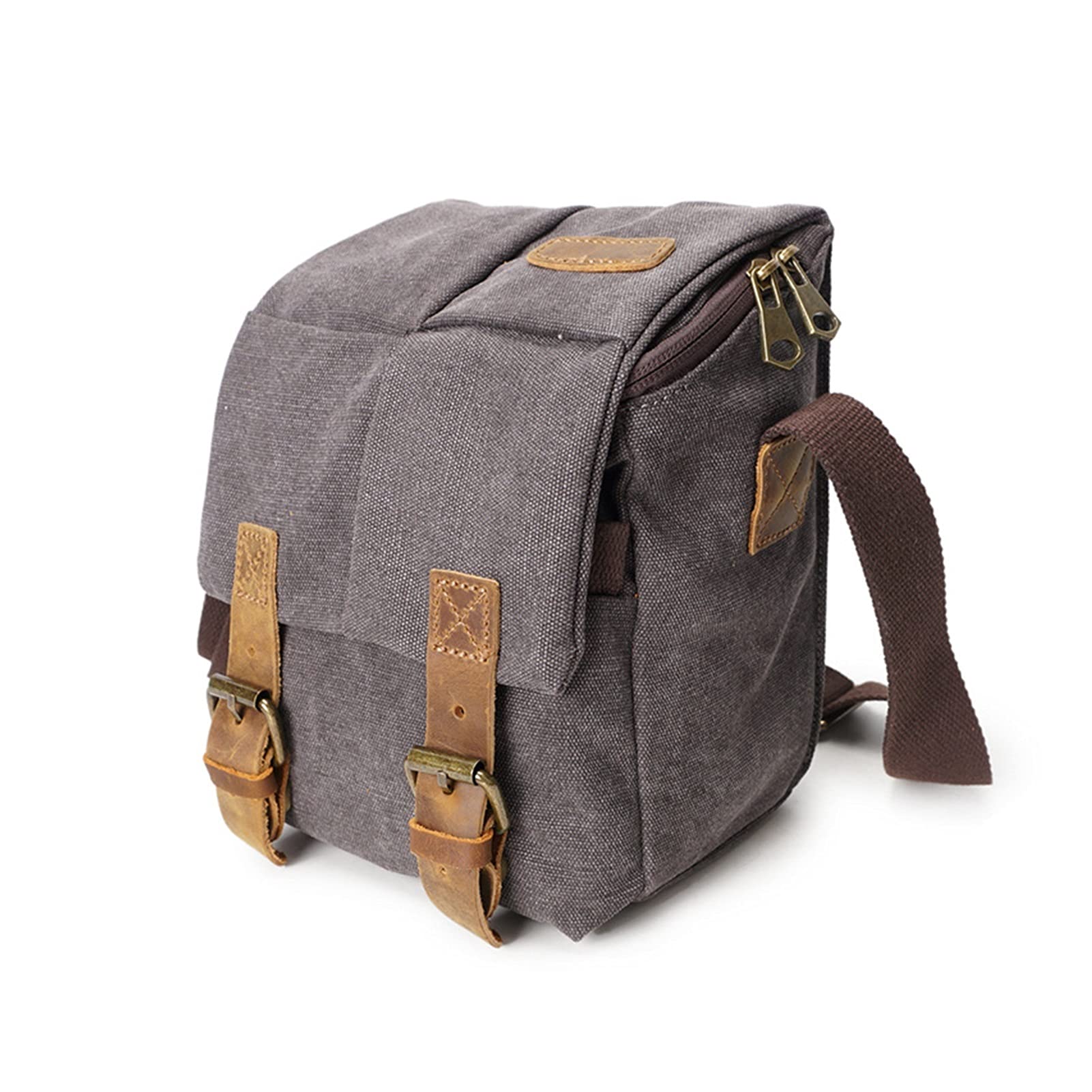 メッセンジャーバッグ メンズ 防水 カメラバッグ ショルダーバッグ キャンバス オイルワックス Amazon.co.jp: メンズヴィンテージオイルワックスキャンバスショルダー