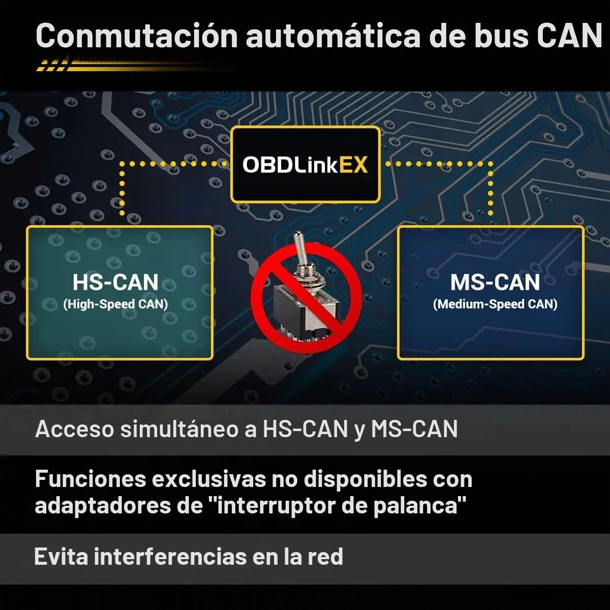 OBDLink ScanTool EX USB – Maleta/herramienta de diagnóstico automático profesional con varias marcas alimentadas por pila – Compatible con OBD2 / RenoLink/ForScan/MultiECUScan, Windows 10