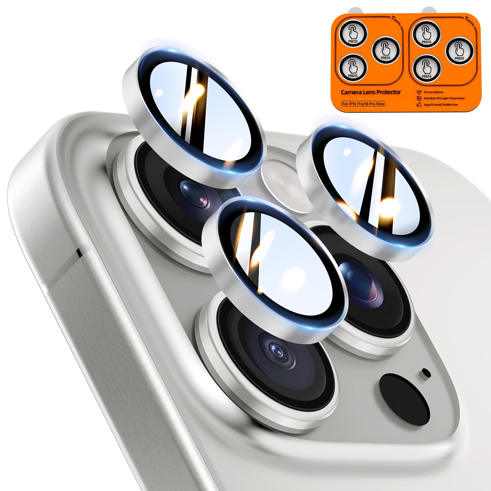 TOCOL Kameraschutz für iPhone Serie