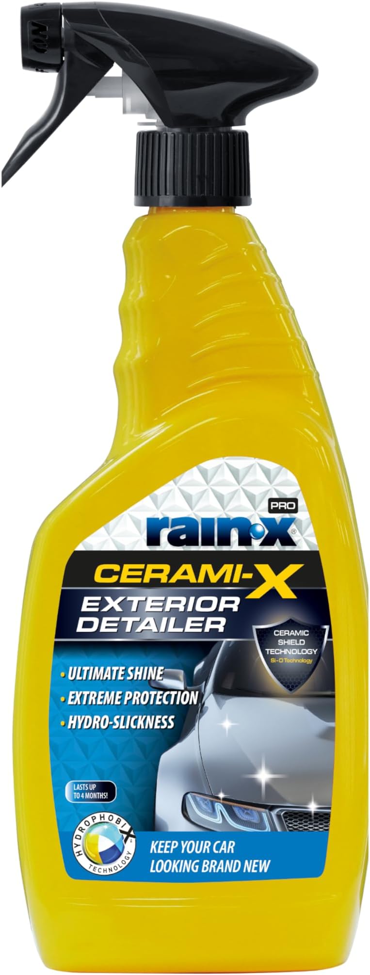 – Ceramic Exterior Detailer - Advanced Ceramic Coating for Superior Hydrophobic Protection & High-Gloss Shine - Shields Against UV Damage, Dirt & Water - 750ml