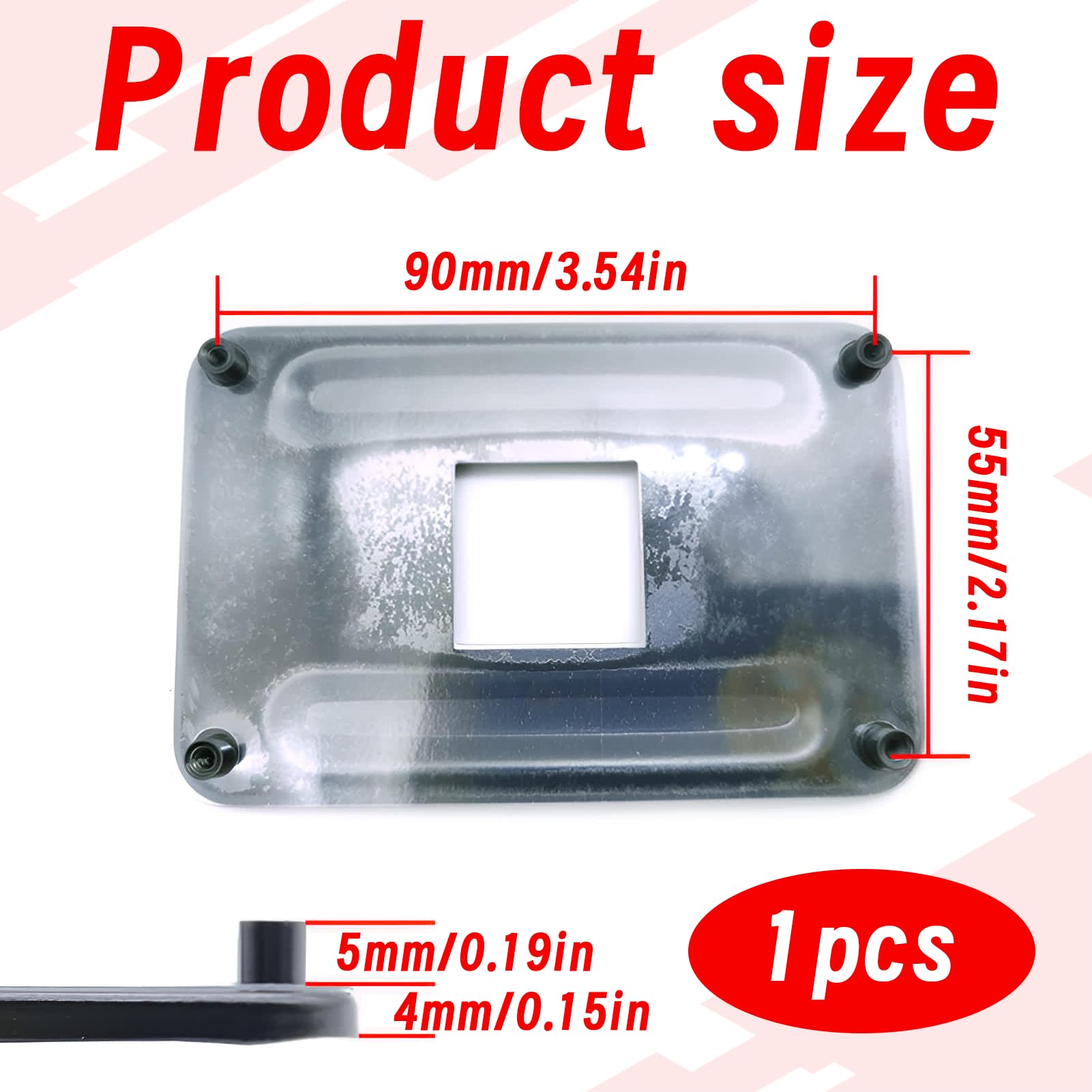 2pcs Backplate for AM4, AM4 Backplate Iron Sheet, CPU Heat
