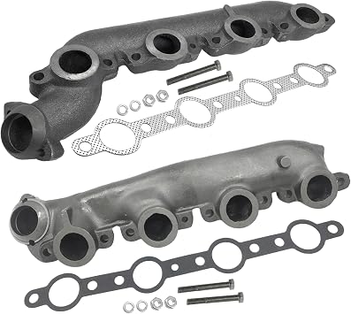 Partsflow Right and Left Exhaust Manifold Kit For Ford F-250 F-350 F-450