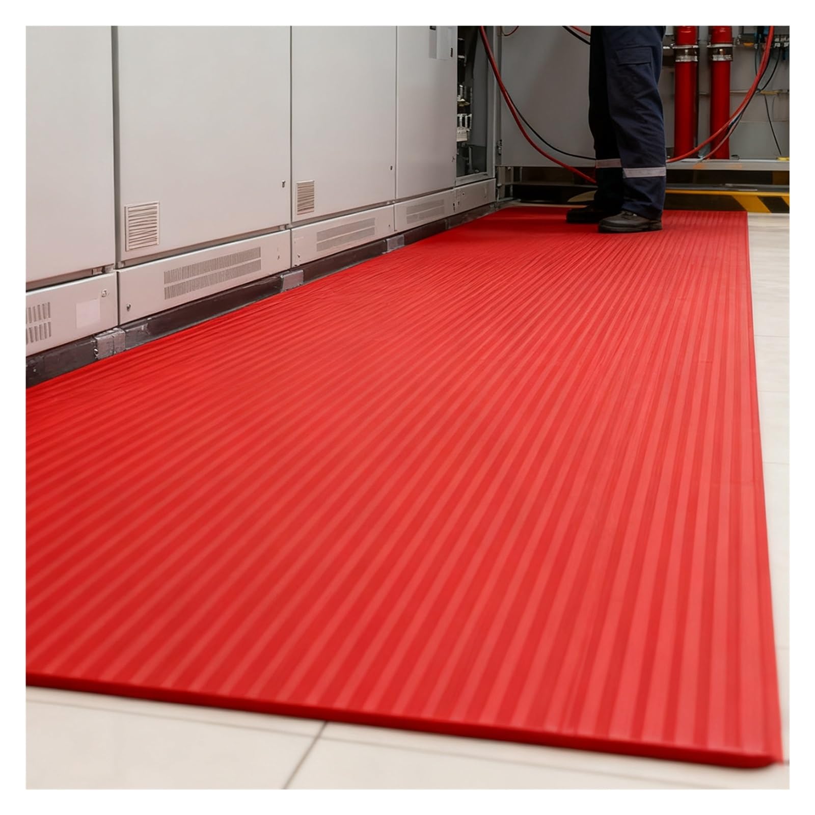 Tapis anti-électrocution pour sécuriser le sol des salles de distribution haute tension