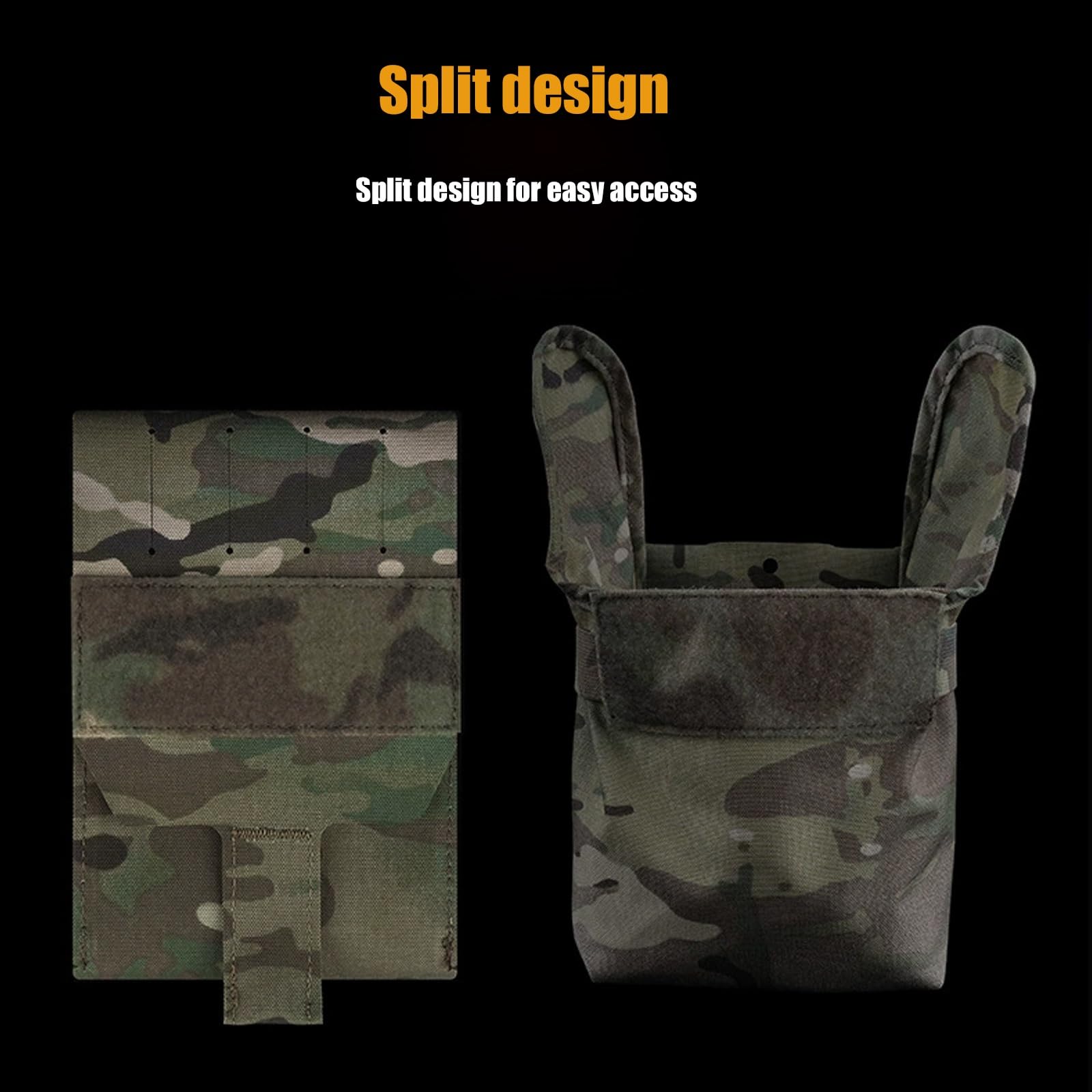 Botiquín Médico Compacto, Bolsa Táctica IFAK con Sistema Molle y Diseño Dividido, Accesorio Práctico para Deportes al Aire Libre