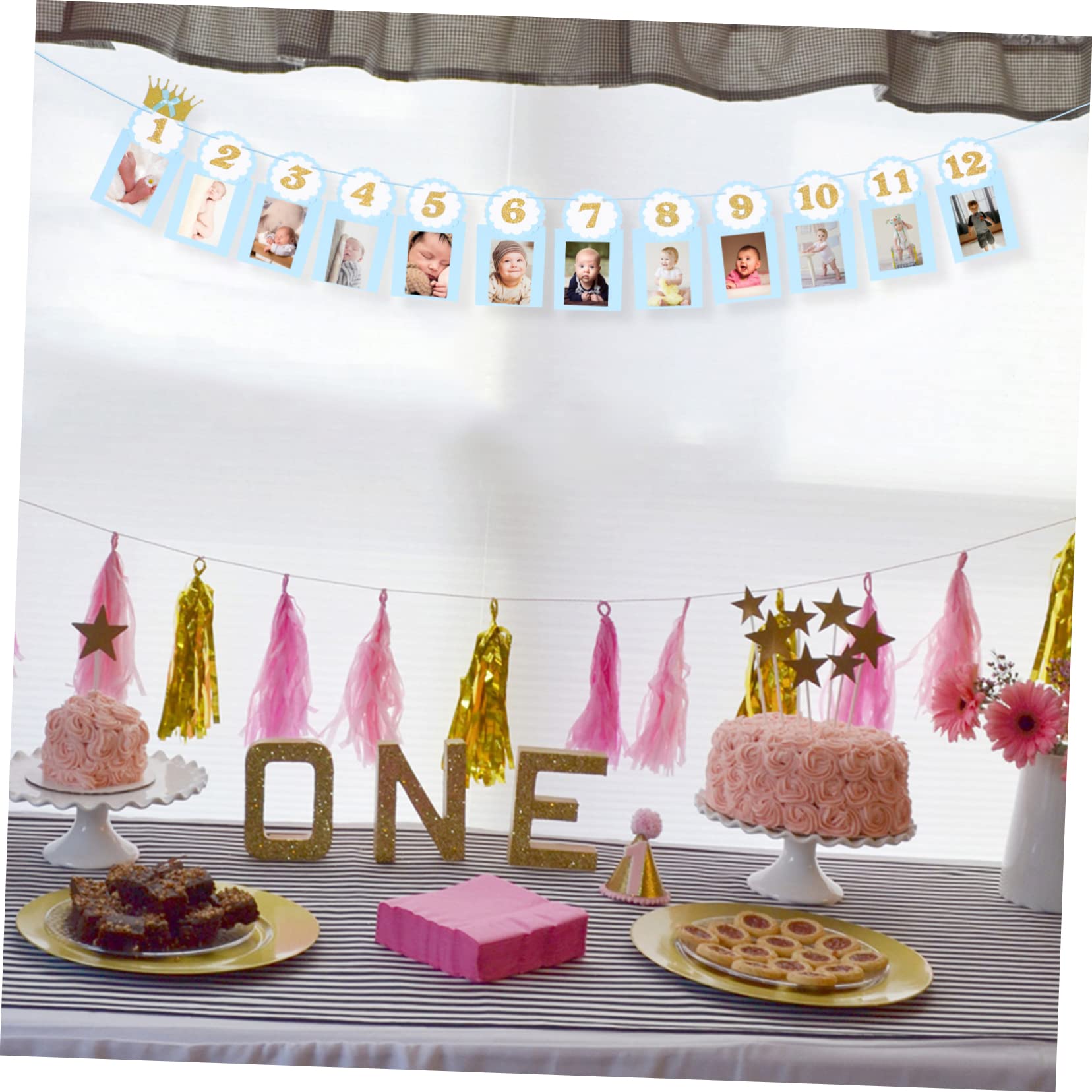 TOYANDONA 3 Set Di Banner Fotografici Unici Per Il Primo Compleanno Decorazioni Per Il Compleanno Da Appendere Alla Parete Riutilizzabili