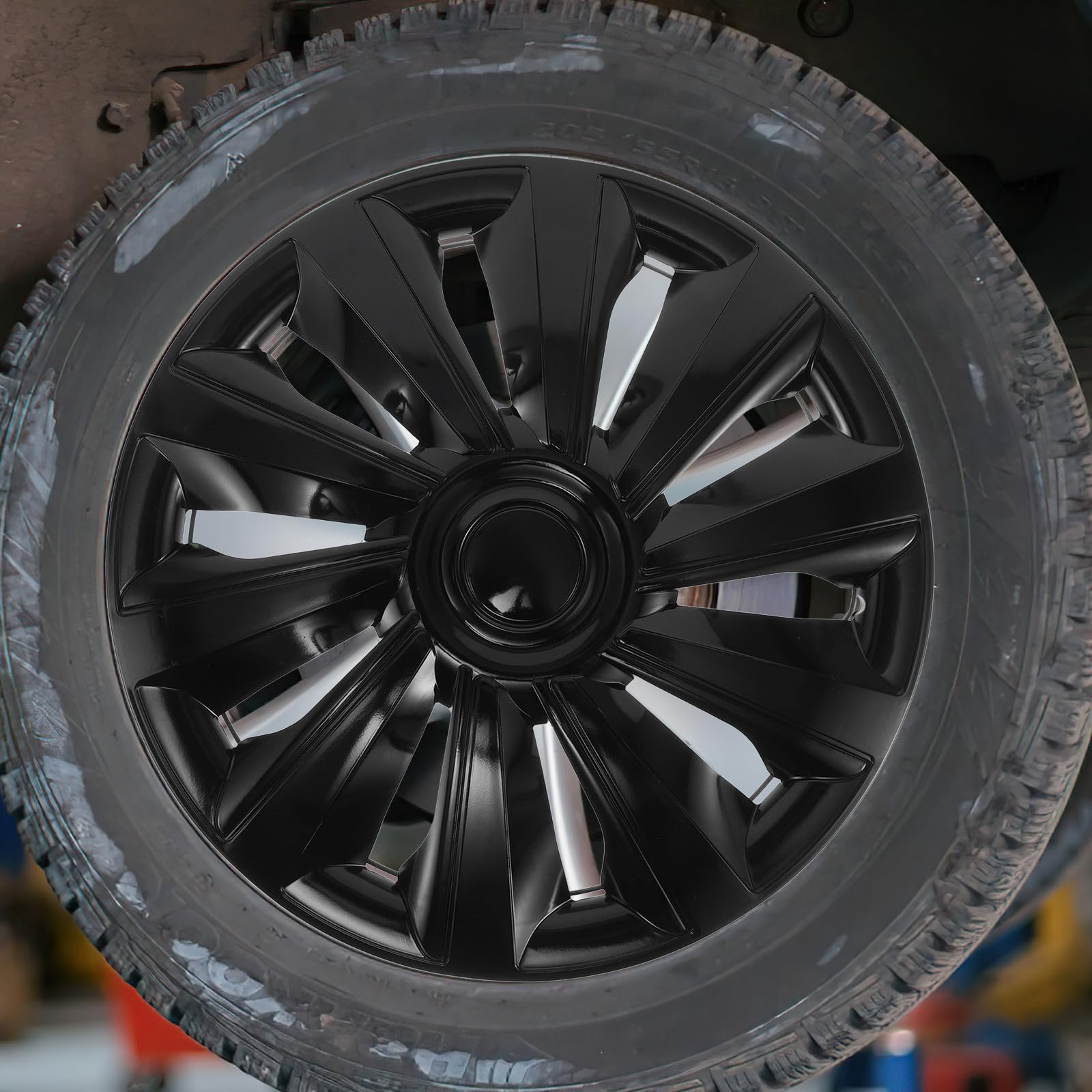 Tapacubos de Alta Resistencia para Llantas de 14 Pulgadas, 4 Unidades, Diseño Decorativo para SUV, Accesorios Exteriores para Ruedas de Coche, Protección Automotriz