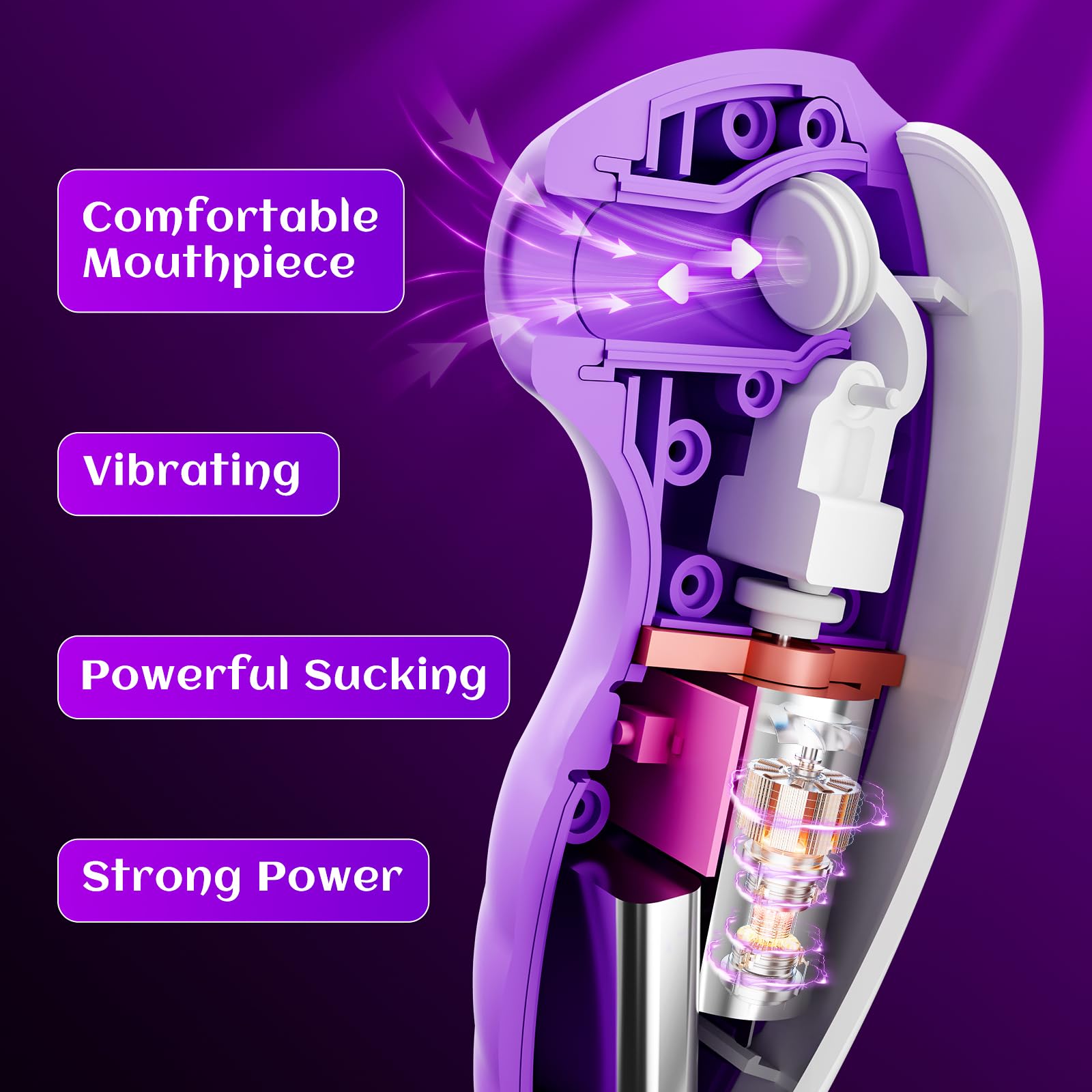 Rose Sex Toy Adult Toys - APP Rose Vibrator for Women Sex Toys with 9 Sucking & Vibrating, G Spot Vibrator Adult Sex Toys, Womens Clit Nipple Sucker Vibrators for Female Couples Sex Furniture