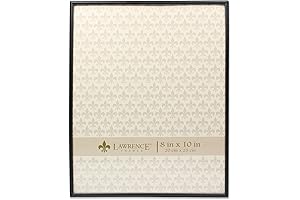 8x10 Picture Frames by Lawrence Frames - Stunning Black Finish Elevates Photos and Artworks