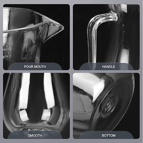 Miniatura 9 de YARDWE Jarra de agua transparente a prueba de roturas, jarra de té helado, 2 unidades