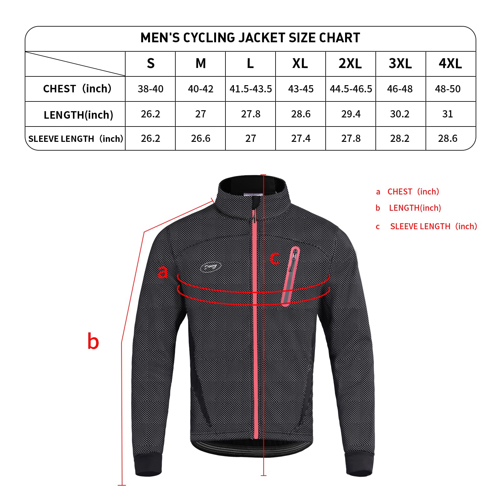 Inverno Warm UP Termico Softshell Ciclismo Giacca Antivento Impermeabile Mens Running Mountain Bike Traspirante Riflettente Cappotto