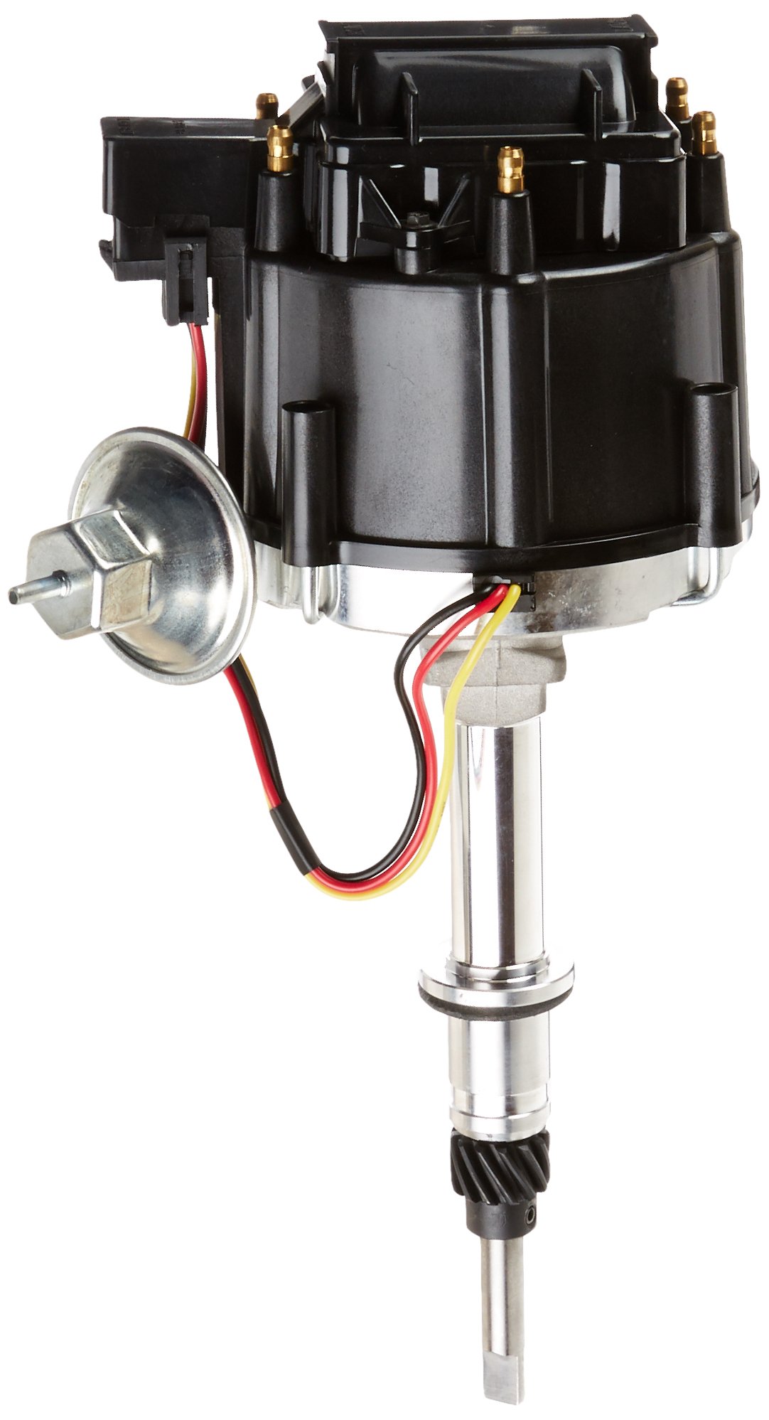 Top Street Performance JM6523BK HEI Distributor with Black OEM Cap (65K Volt Coil)