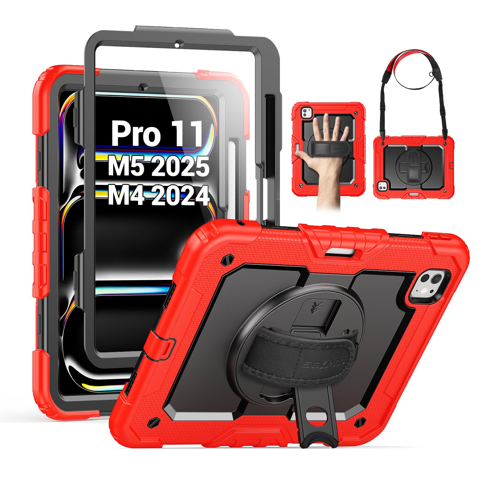 SEYMAC Case for iPad 6th/5th Gen/Air 2/Pro 9.7, Black — Amazon image 13