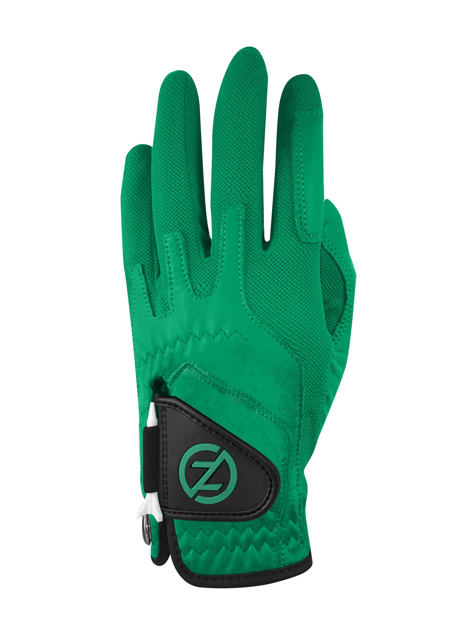 Zero Friction Men's Cabretta Elite Left Hand Golf Glove, One Size, Green