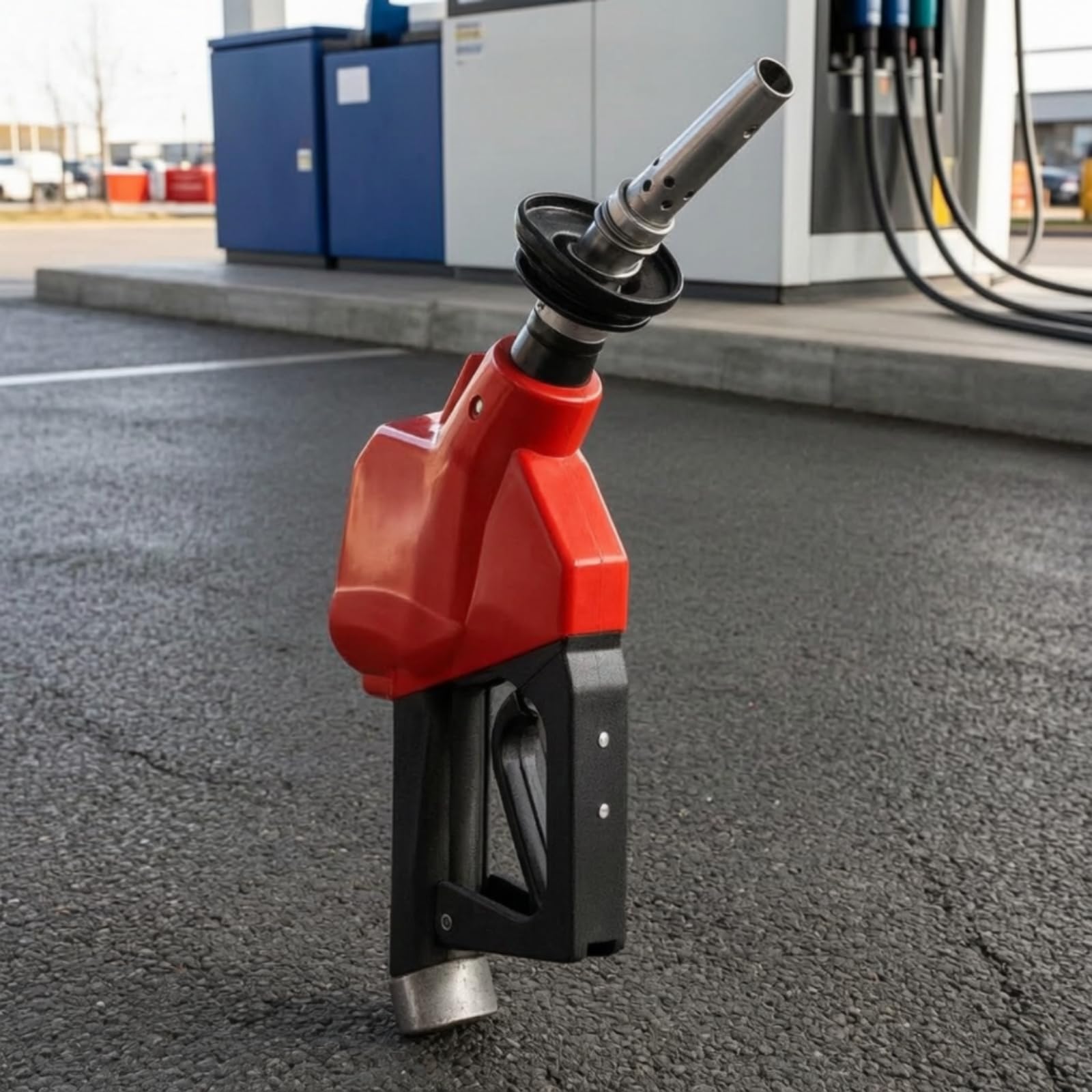 de Distribution de Carburant Buse Essence Récupération de Vapeurs Distributeur Ergonomique Poignée Antidérapante Acier Inoxydable Étanchéité à, size to 2