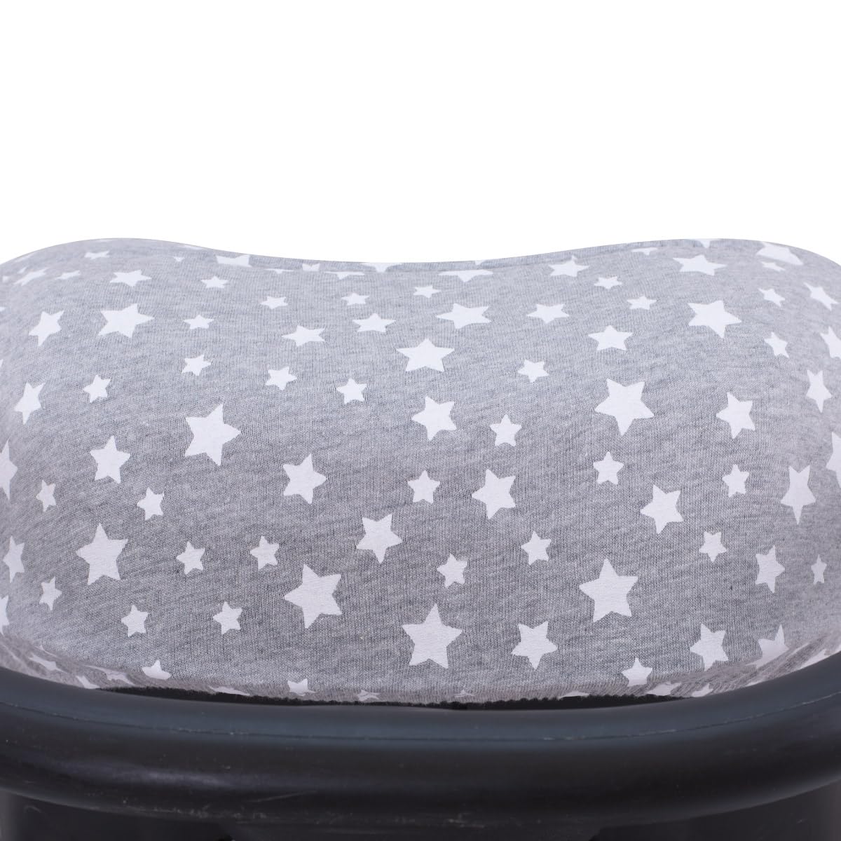 JYOKO KIDS Copertina + Sacco universali per Ovetto, navicella o lettino, seggiolino auto compatibile con Römer, per passeggino bebè neneonato fino a 14 mesi (White Star, Cotone)