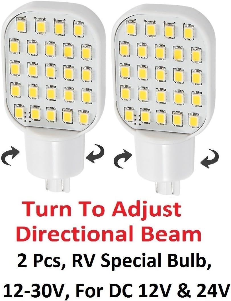Gold Stars 92111805 LED Replacement Bulb 921 Base 250 LUM 12 or 24v Natural White (2)
