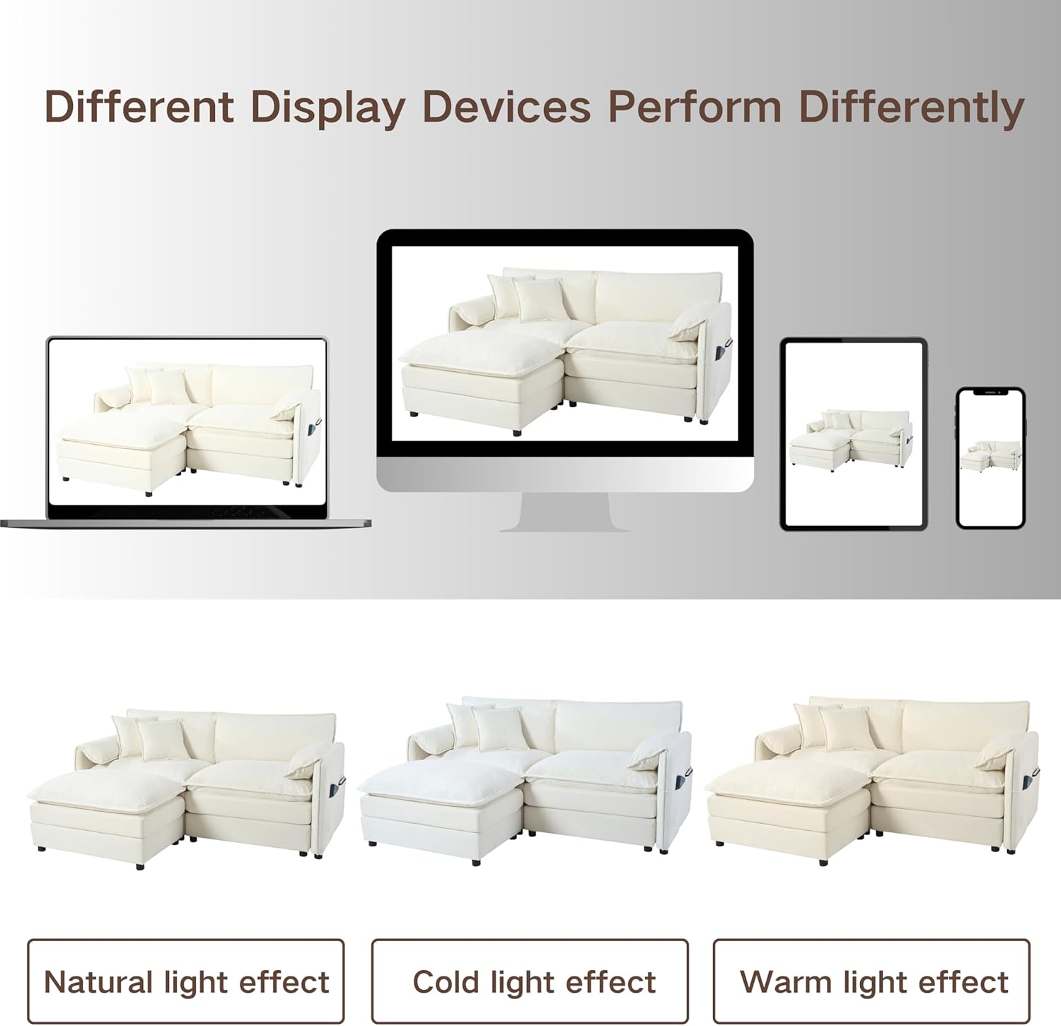 41.73" Oversized Sofa Chair, Chenille Upholstered Armchair with 1 Toss Pillow, Deep Seat Reading Sofa for Bedroom Apartment, Single Lounge Accent Chair for Living Room, Office (Beige)