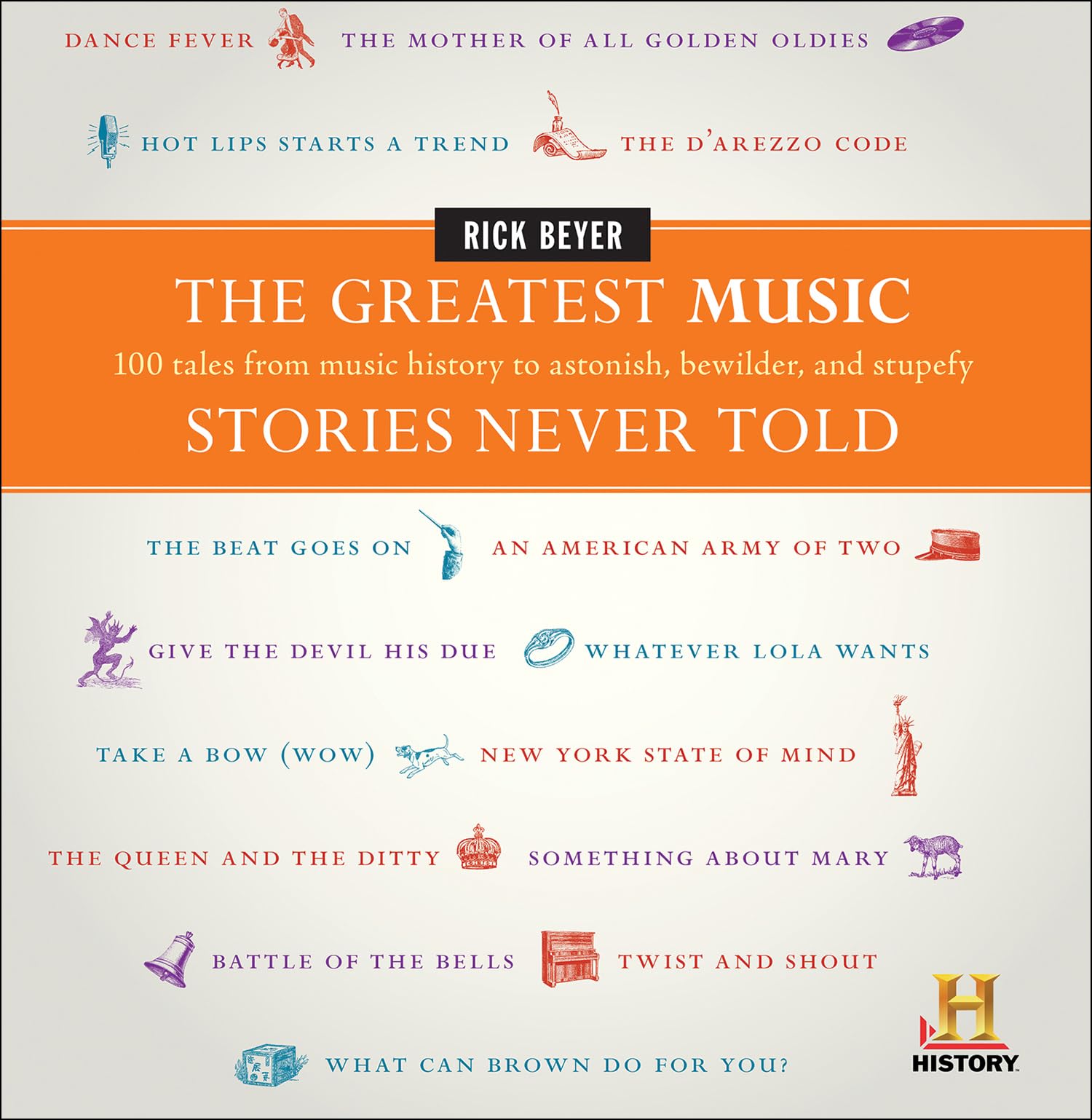 The Greatest Music Stories Never Told: 100 Tales from Music History to Astonish, Bewilder, and Stupefy (The Greatest Stories Never Told)
